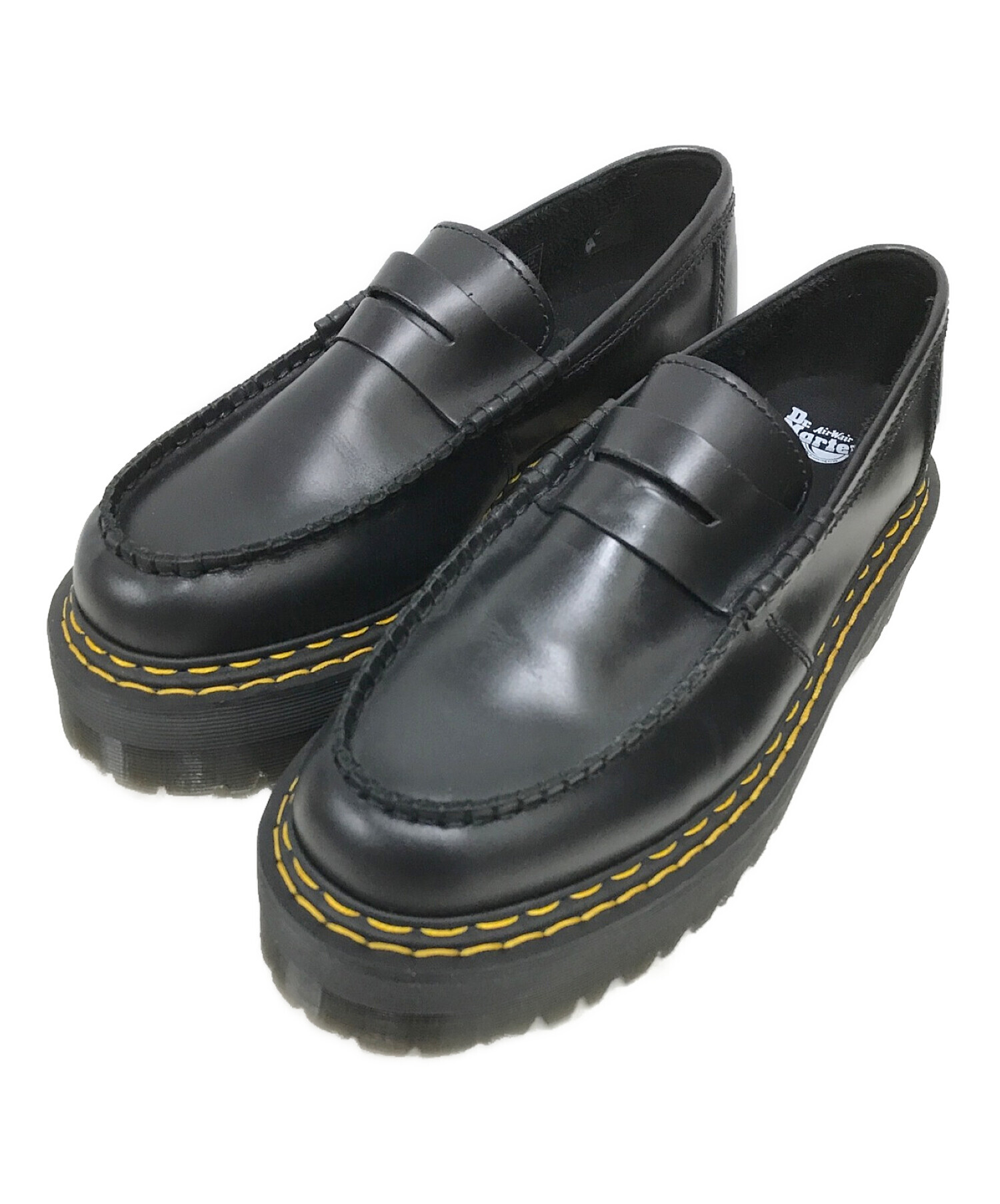 中古・古着通販】Dr.Martens (ドクターマーチン) ペントンダブルステッチローファー ブラック サイズ:us9｜ブランド・古着通販  トレファク公式【TREFAC FASHION】スマホサイト