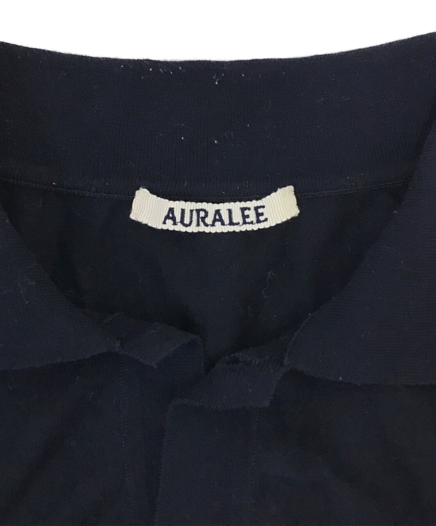 中古・古着通販】AURALEE (オーラリー) ポロシャツ ネイビー サイズ:3