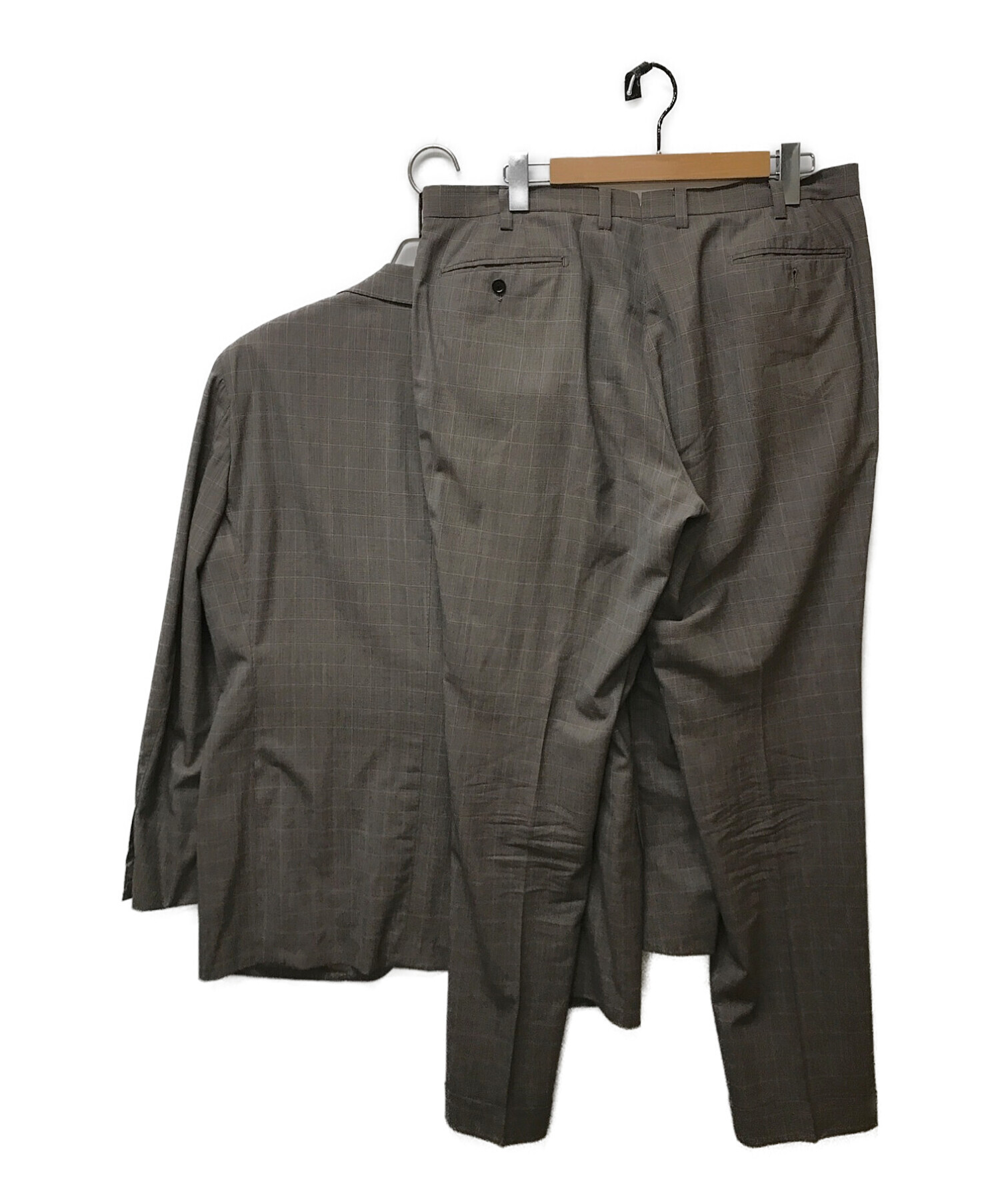 TOMORROW LAND PILGRIM (トゥモローランド ピルグリム) Ermenezild Zegna Amezing ウール  シングルブレステッド3Bスーツ グレー サイズ:52S