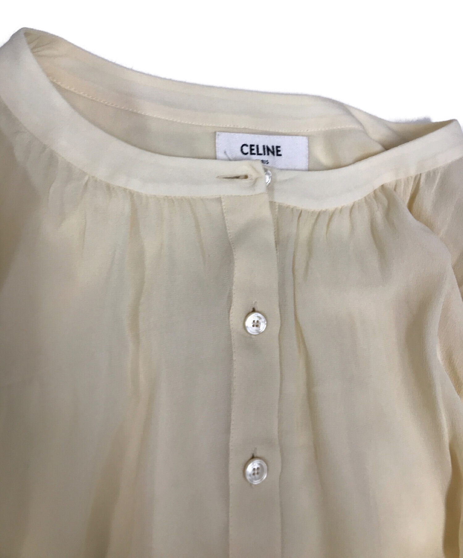 中古・古着通販】CELINE (セリーヌ) シルクジョーゼットブラウス