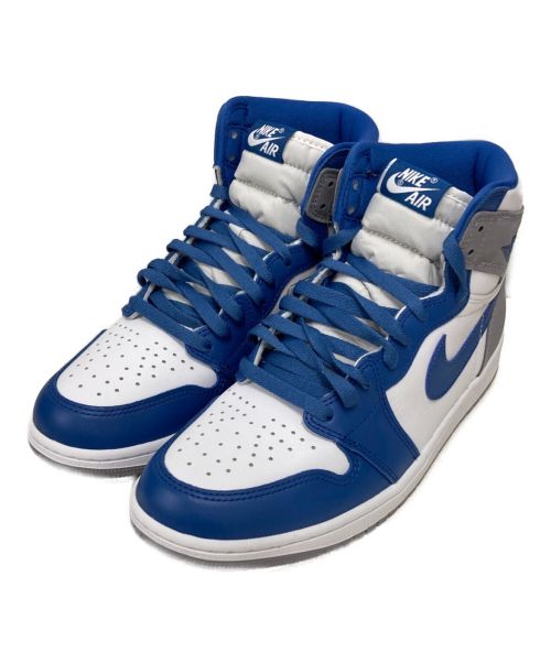 中古・古着通販】NIKE (ナイキ) エア ジョーダン 1 MID ブルー サイズ