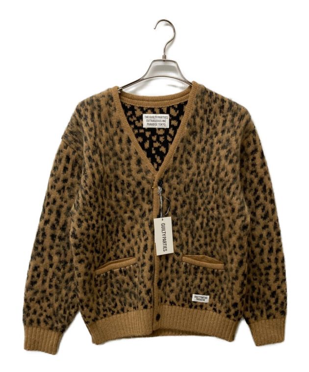 中古・古着通販】WACKO MARIA (ワコマリア) LEOPARD HEAVY MOHAIR CARDIGAN ブラウン  サイズ:S｜ブランド・古着通販 トレファク公式【TREFAC FASHION】スマホサイト