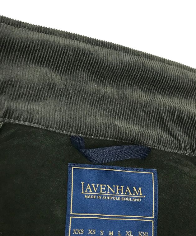 中古・古着通販】LAVENHAM (ラベンハム) コットンモールスキンワーカージャケット グリーン サイズ:S｜ブランド・古着通販  トレファク公式【TREFAC FASHION】スマホサイト