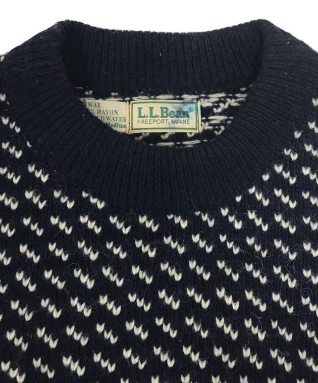 中古・古着通販】L.L.Bean (エルエルビーン) バーズアイニット 