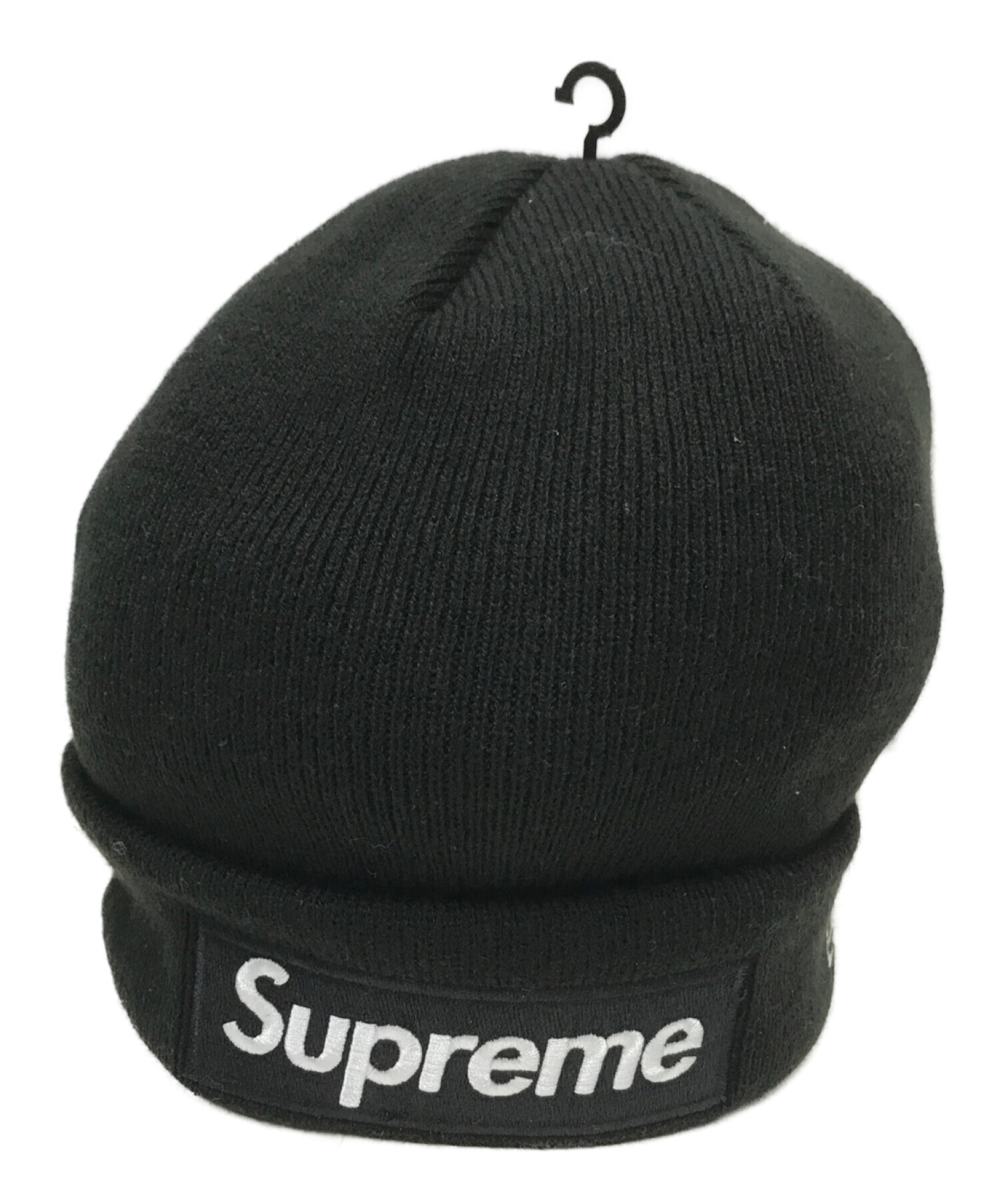 supreme ボックスロゴ ビーニー ブラック帽子