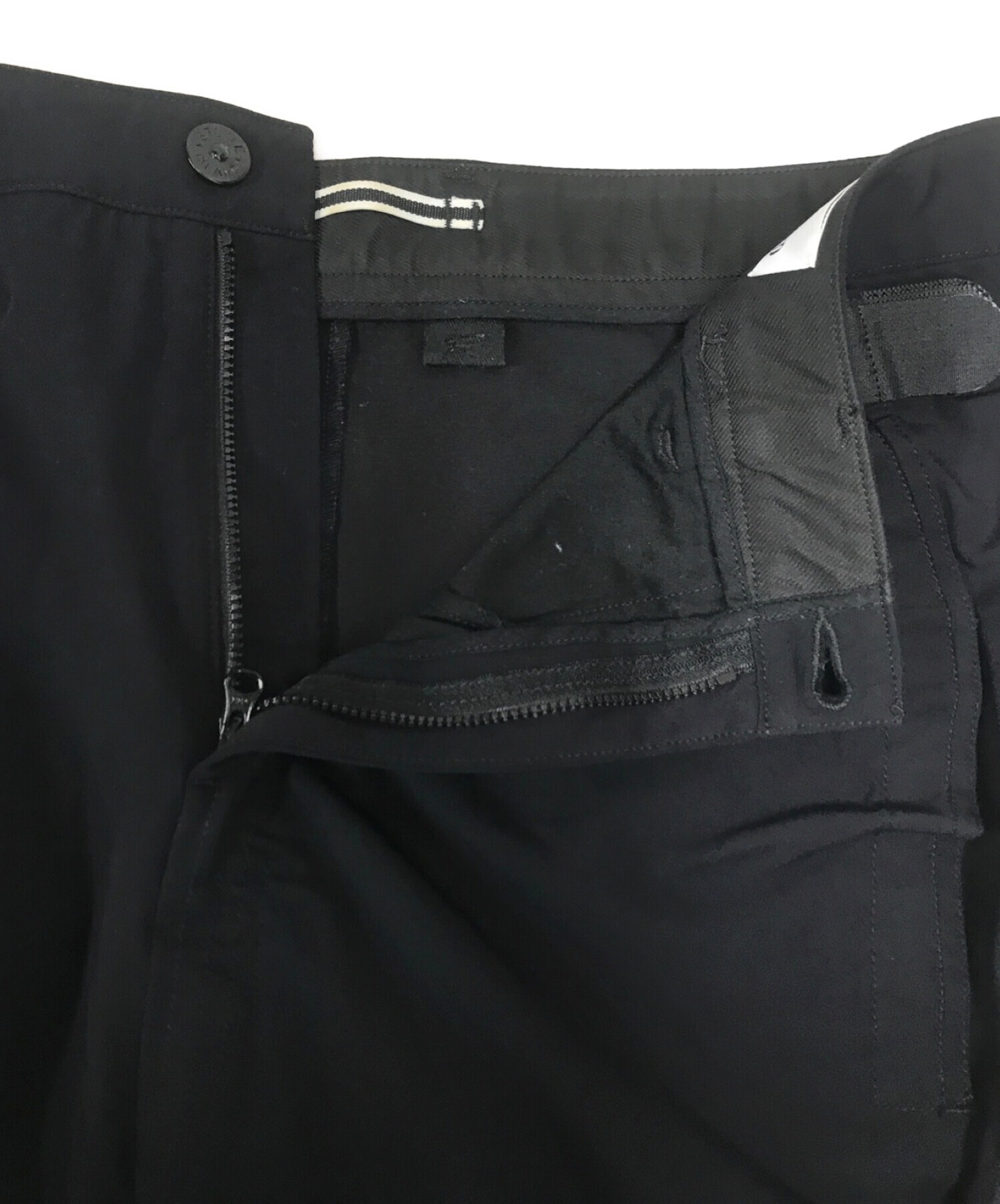 STONE ISLAND (ストーンアイランド) TWO WAYS STRETCH COTTON NYLON PANT ブラック サイズ: 81cm  (W32)