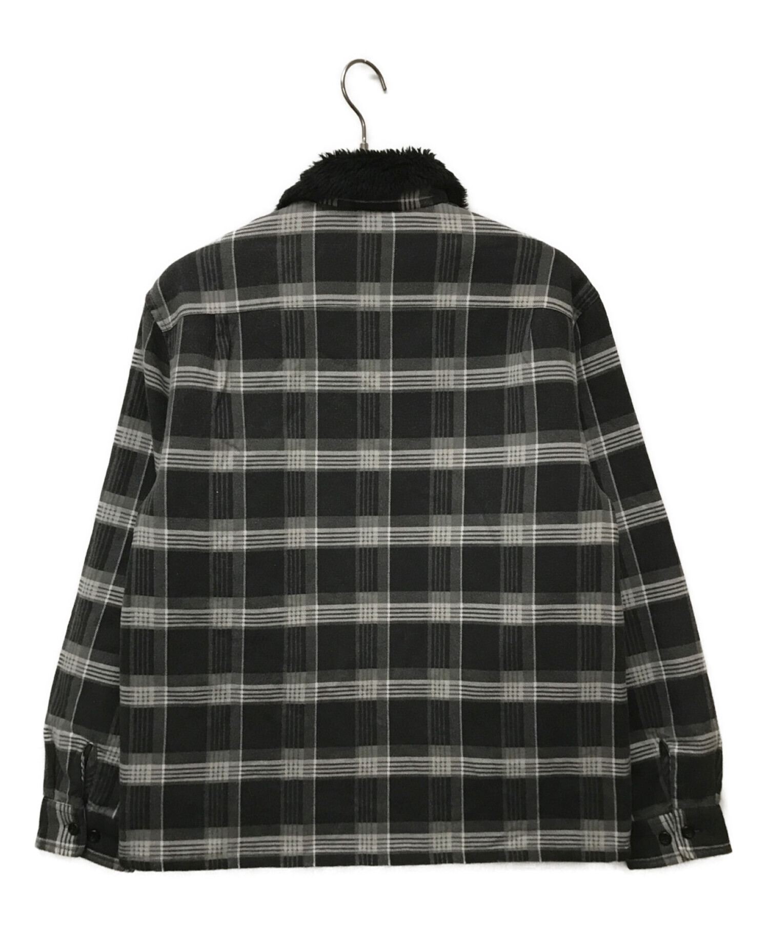 中古・古着通販】Supreme (シュプリーム) FAUX FUR COLLAR FLANNEL