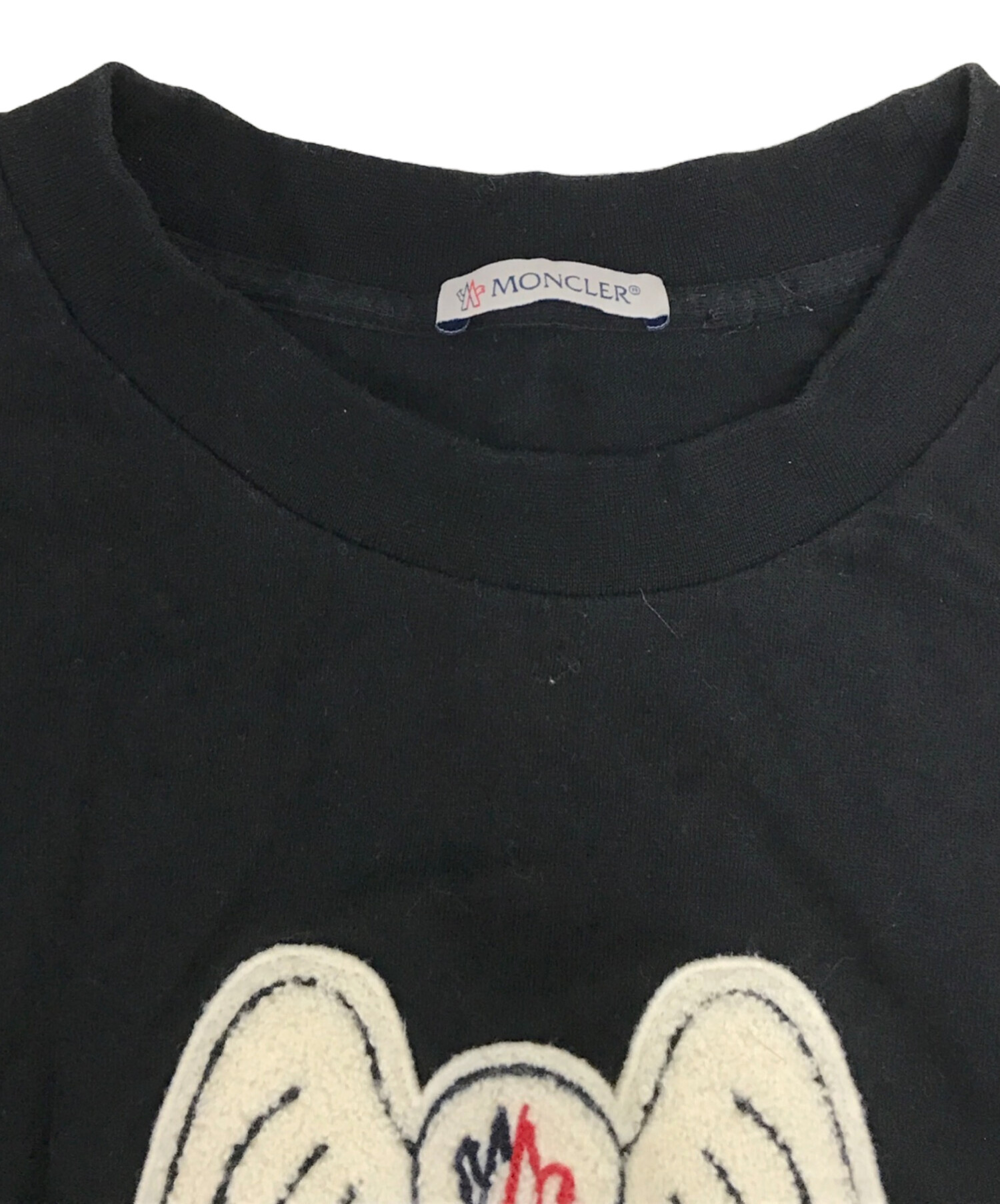 MONCLER (モンクレール) Palm Angels (パーム エンジェルス) コラボTシャツ ブラック サイズ:SIZE XS