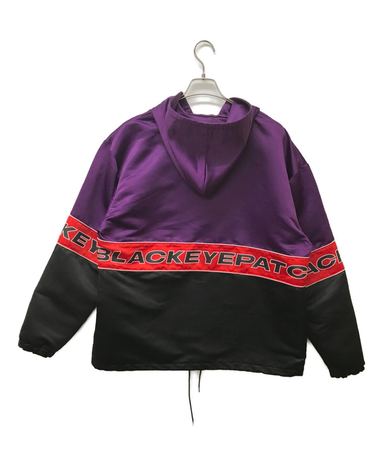 BlackEyePatch (ブラックアイパッチ) サテンフーデッドジャケット パープル サイズ:L