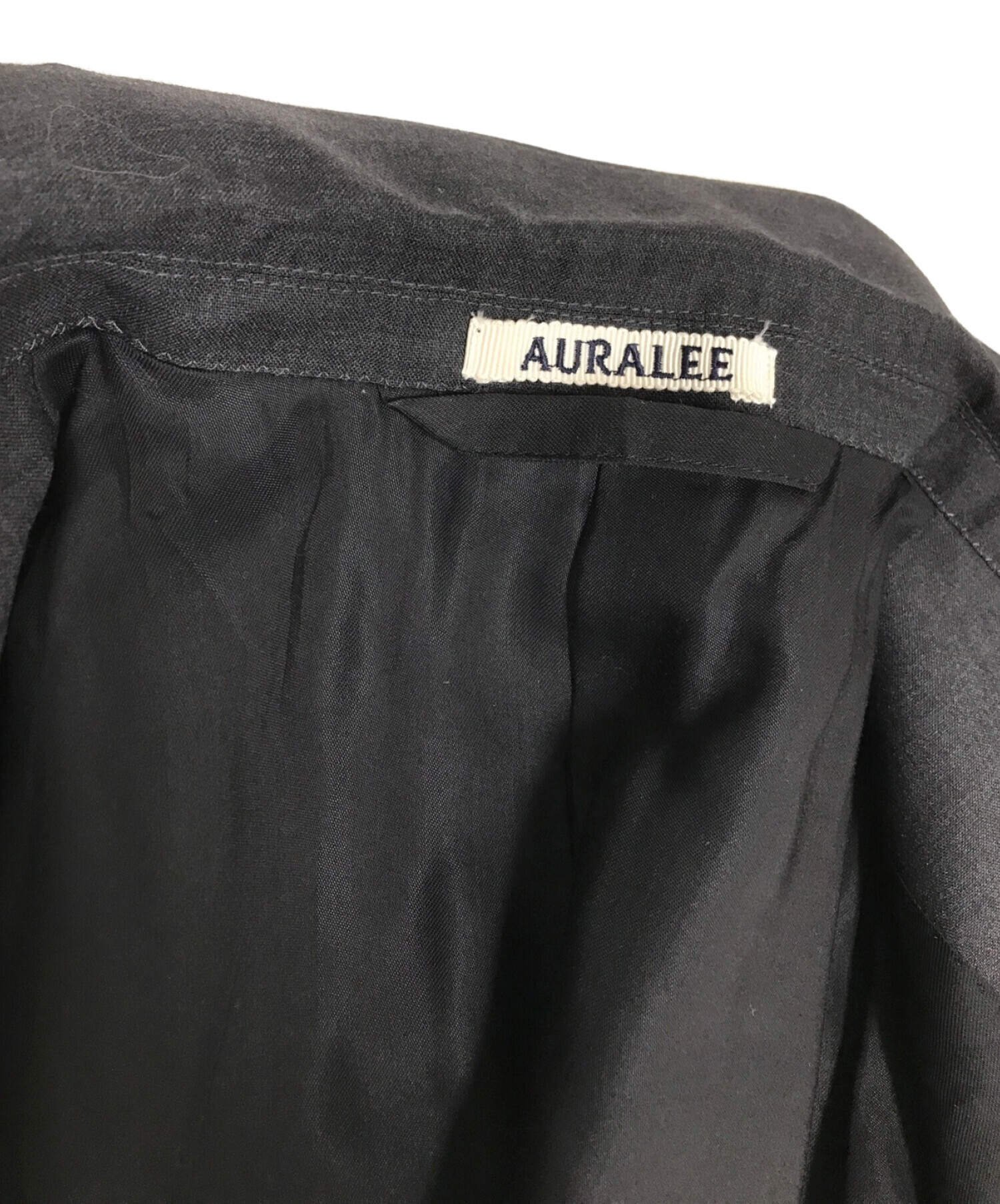 中古・古着通販】AURALEE (オーラリー) Tropical Wool Double-Breasted Jacket チャコールグレー  サイズ:4｜ブランド・古着通販 トレファク公式【TREFAC FASHION】スマホサイト