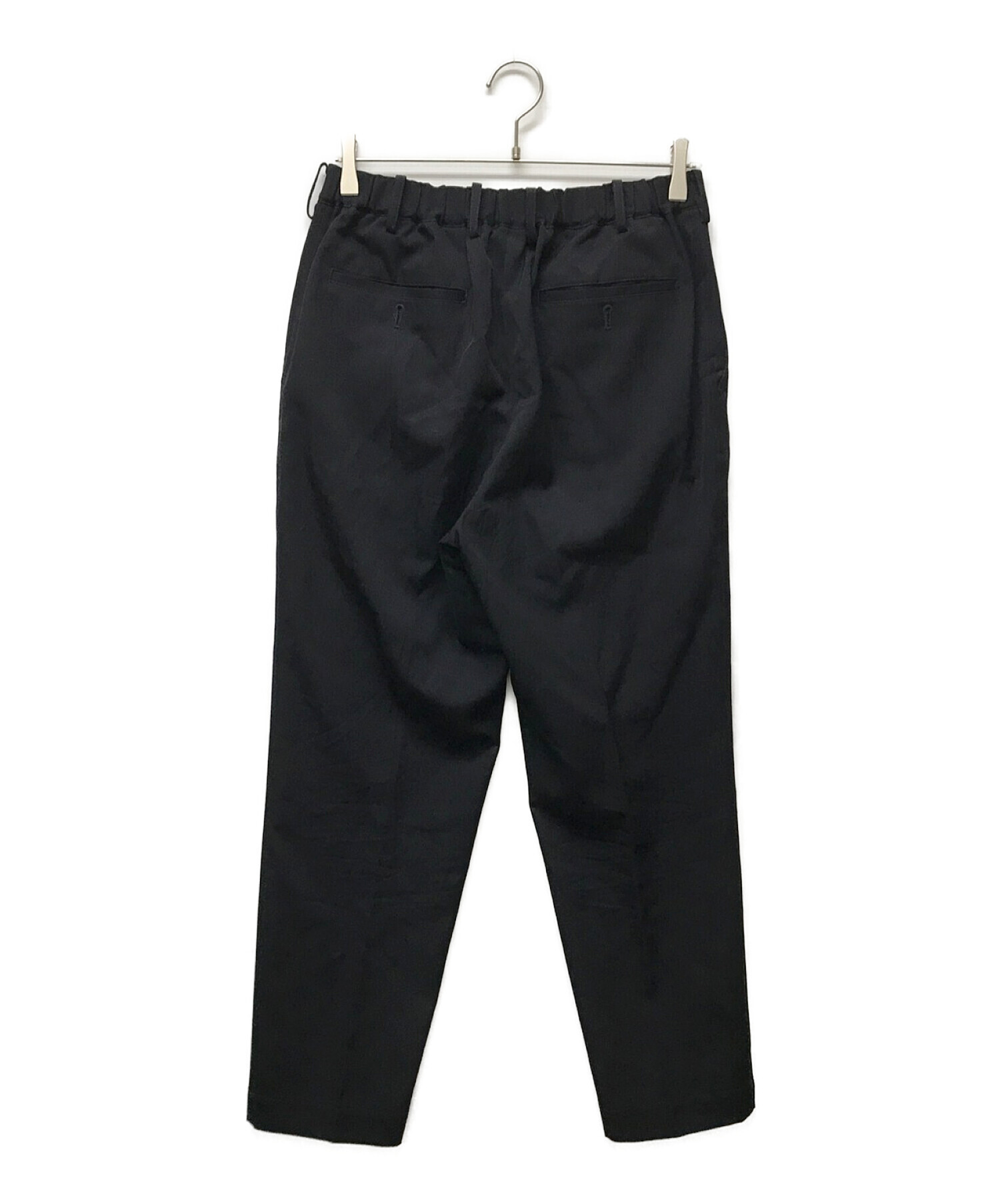 中古・古着通販】Graphpaper (グラフペーパー) Selvage Wool Tapered Slacks ネイビー  サイズ:1｜ブランド・古着通販 トレファク公式【TREFAC FASHION】スマホサイト