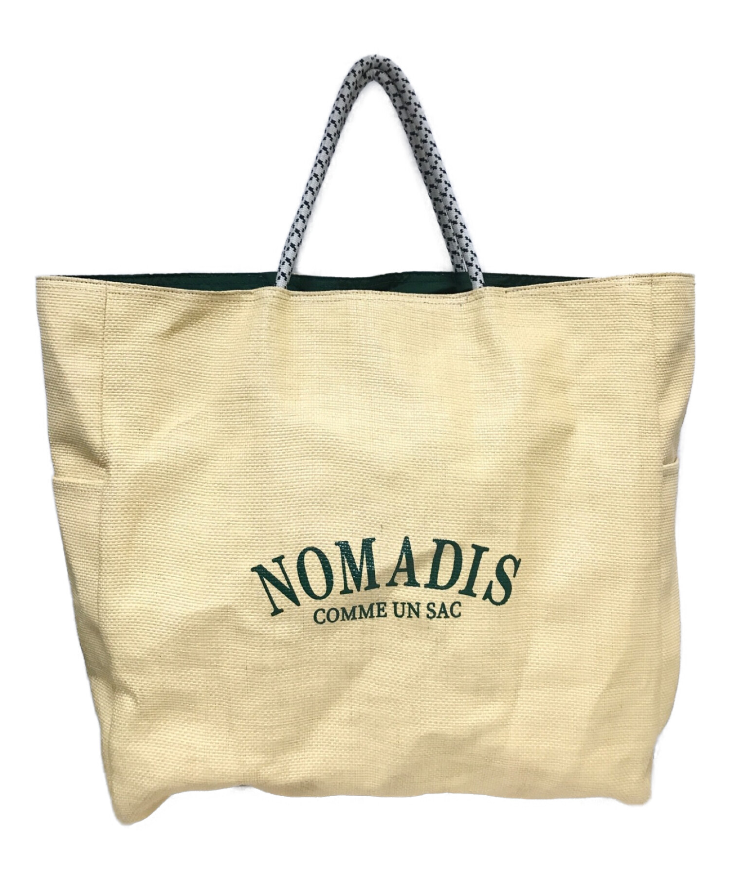 中古・古着通販】NOMADIS (ノマディス) ビッグトートバッグ ベージュ