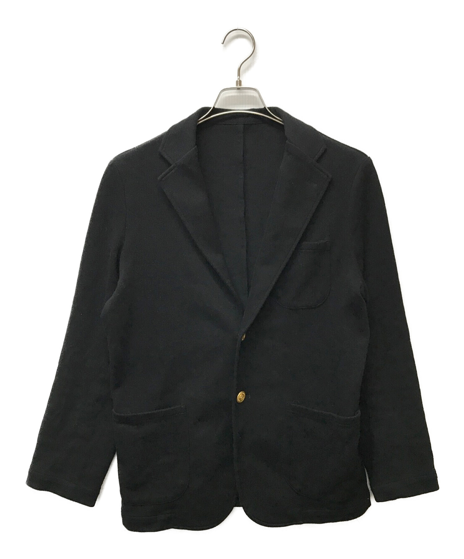 GUY ROVER (ギローバー) 金釦2Bテーラードジャケット ブラック サイズ:S
