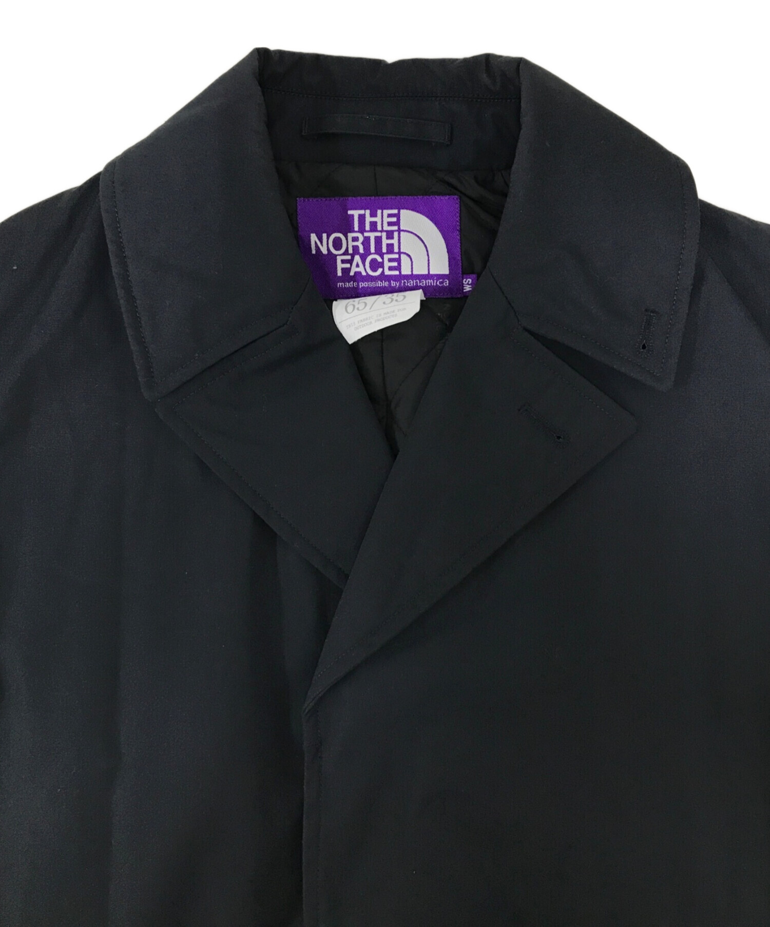 中古・古着通販】THE NORTHFACE PURPLELABEL (ザ・ノースフェイス パープルレーベル) プリマロフト65/35ステンカラーコート  ネイビー サイズ:WS｜ブランド・古着通販 トレファク公式【TREFAC FASHION】スマホサイト