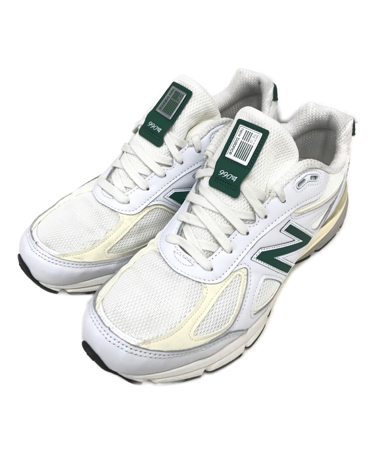 NEW BALANCE (ニューバランス) 990v4ローカットスニーカー ホワイト サイズ:29cm