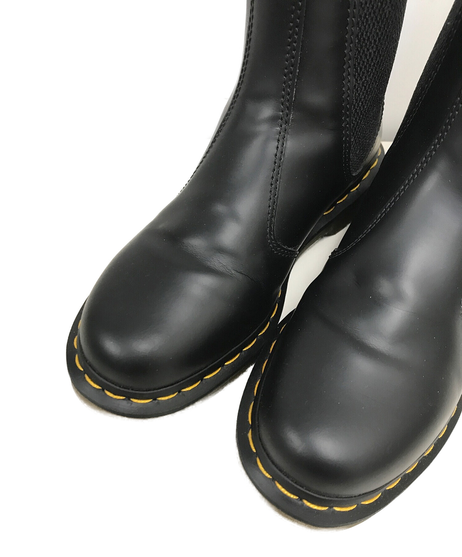 中古・古着通販】Dr.Martens (ドクターマーチン) チェルシーサイドゴア レザーブーツ ブラック サイズ:US７｜ブランド・古着通販  トレファク公式【TREFAC FASHION】スマホサイト