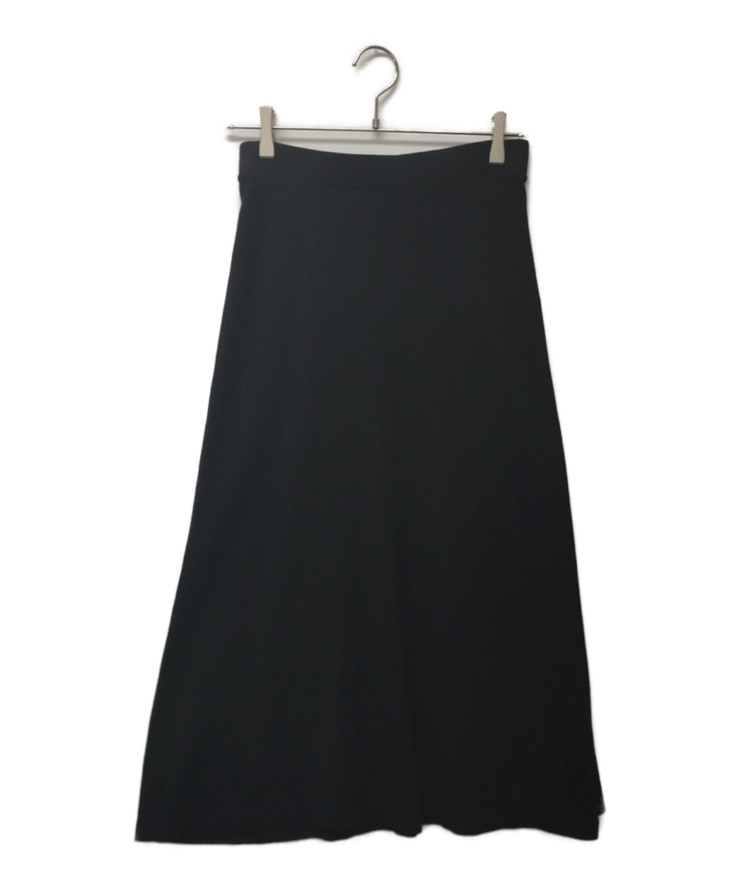 Deuxieme Classe (ドゥーズィエム クラス) Jersey フレアスカート ブラック サイズ:Ｆ