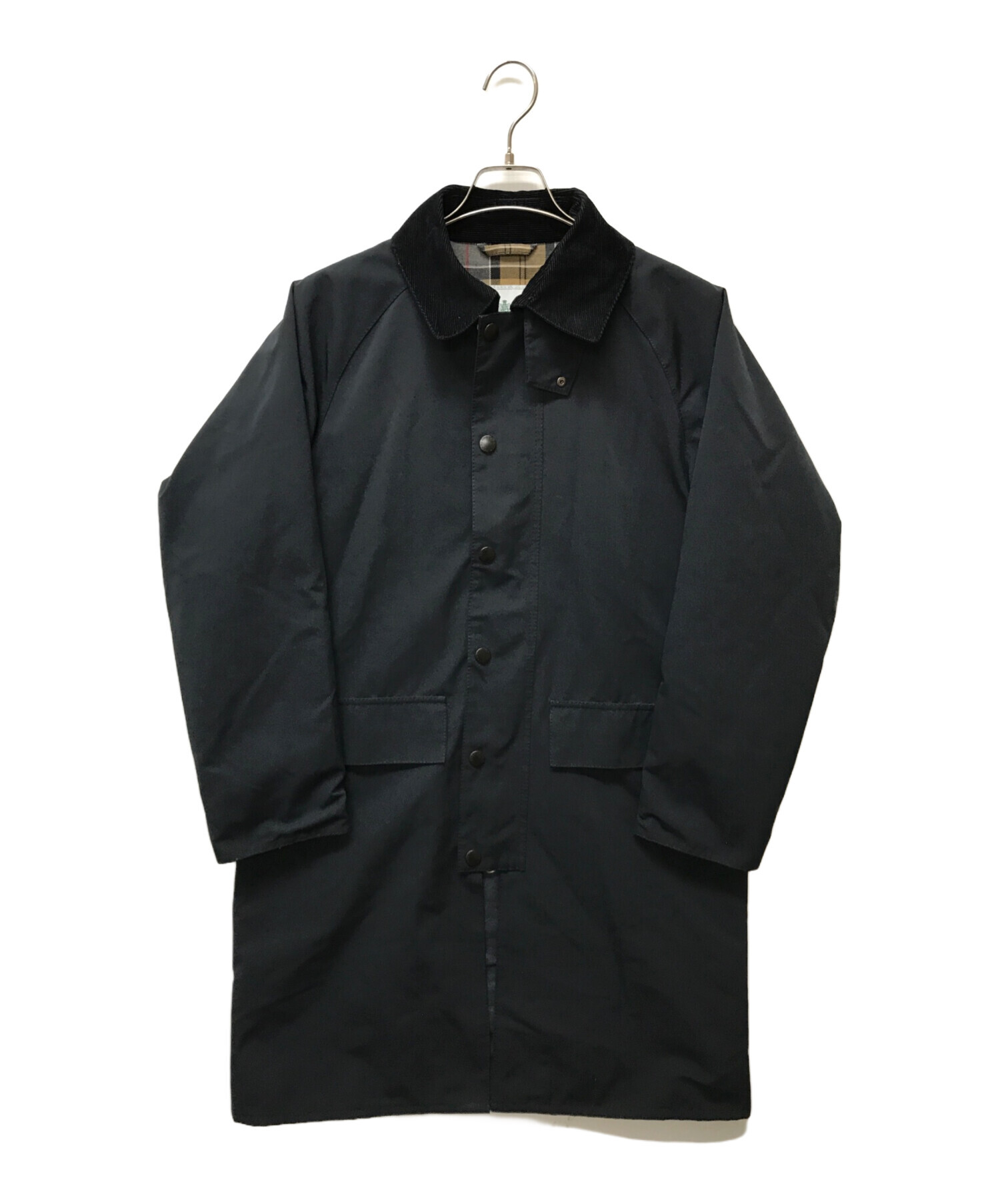 中古・古着通販】Barbour (バブアー) バーレー ロングコート ネイビー サイズ:36｜ブランド・古着通販 トレファク公式【TREFAC  FASHION】スマホサイト