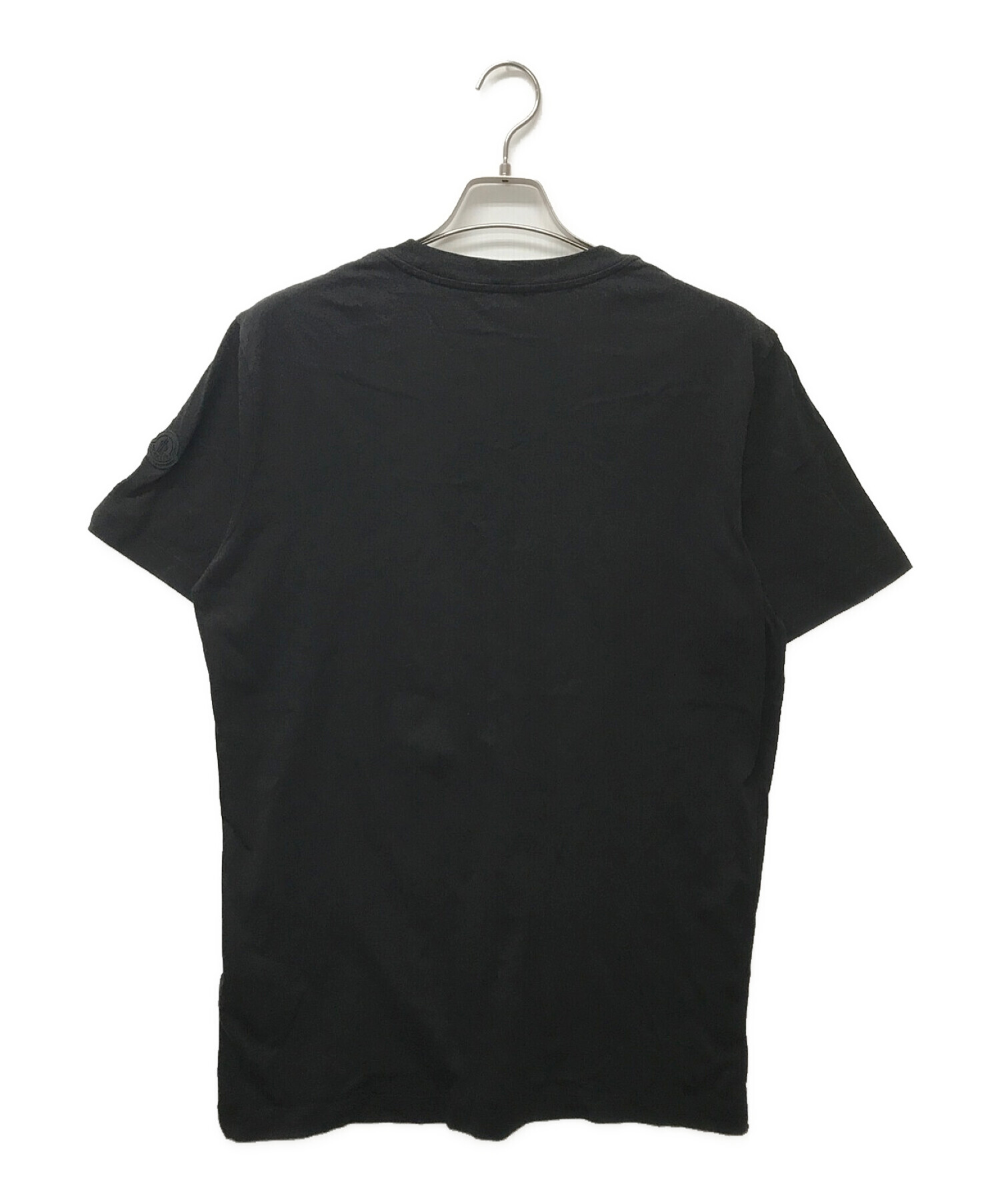 MONCLER (モンクレール) ロゴプリントTシャツ ブラック サイズ:L