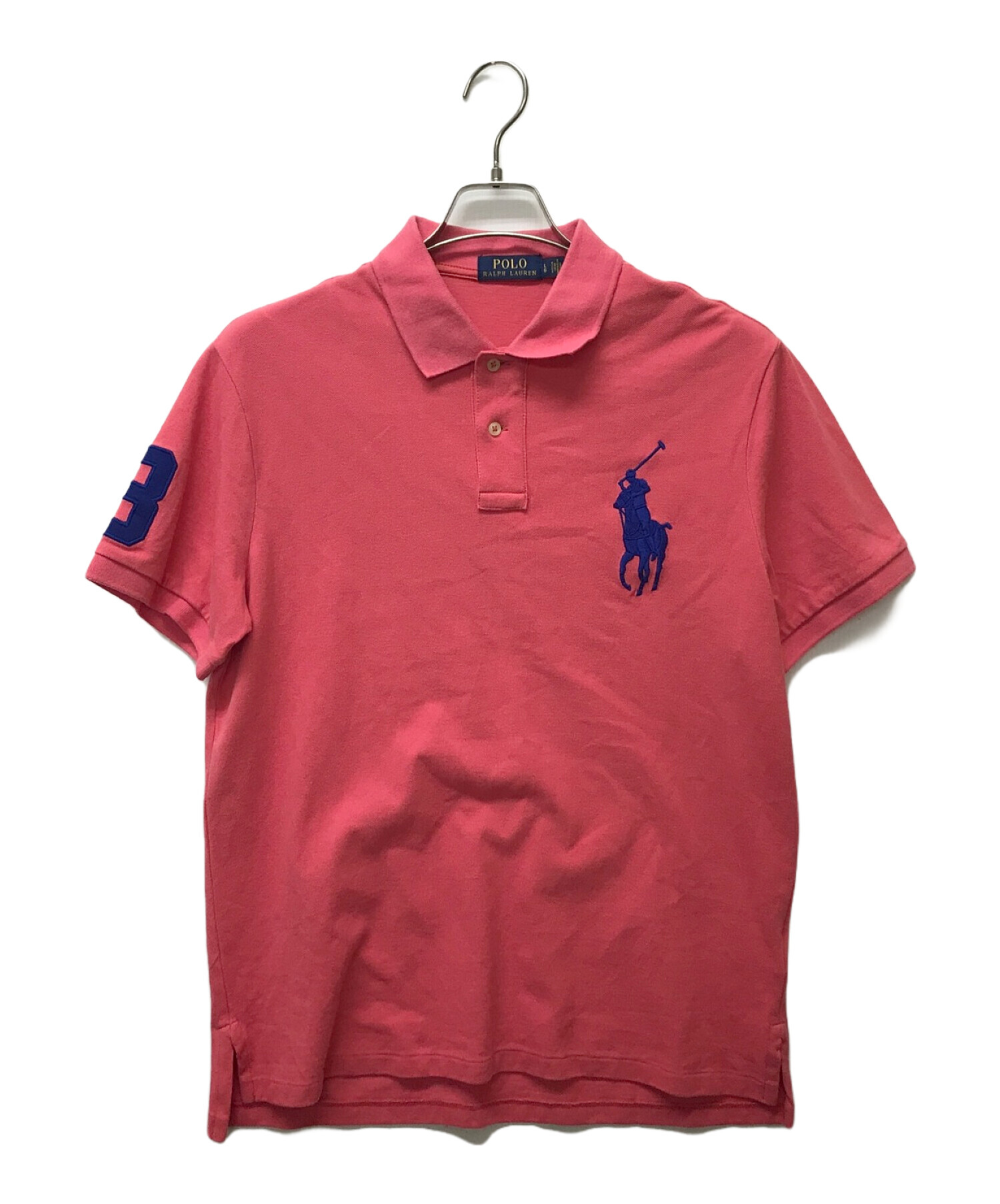 POLO RALPH LAUREN (ポロ・ラルフローレン) ビッグポニーポロシャツ ピンク サイズ:L