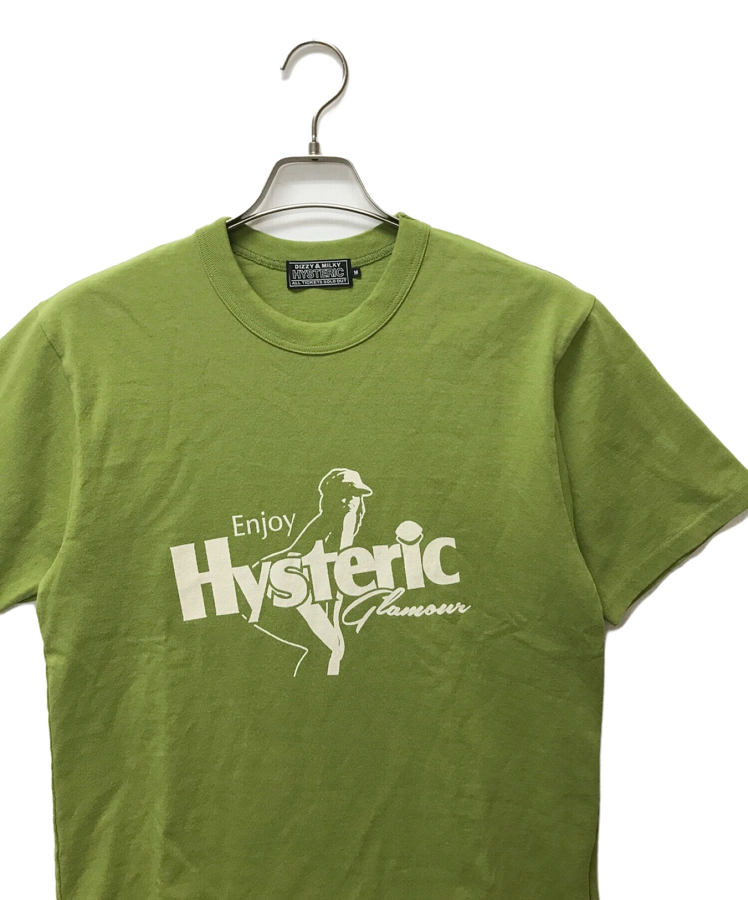 Hysteric Glamour (ヒステリックグラマー) ENJOY HG Tシャツ グリーン サイズ:M