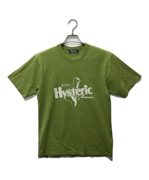 HYSTERIC GLAMOUR (ヒステリックグラマー) ENJOY HG Tシャツ グリーン サイズ:M メンズ Tシャツ/半袖カットソー 中古・古着