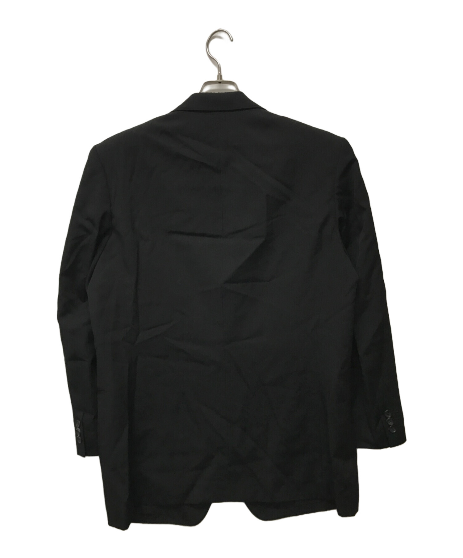 中古・古着通販】Yohji Yamamoto COSTUME D'HOMME (ヨウジヤマモト コスチュームドーム) ウールギャバジン 二つ釦シングルジャケット  ブラック サイズ:4｜ブランド・古着通販 トレファク公式【TREFAC FASHION】スマホサイト