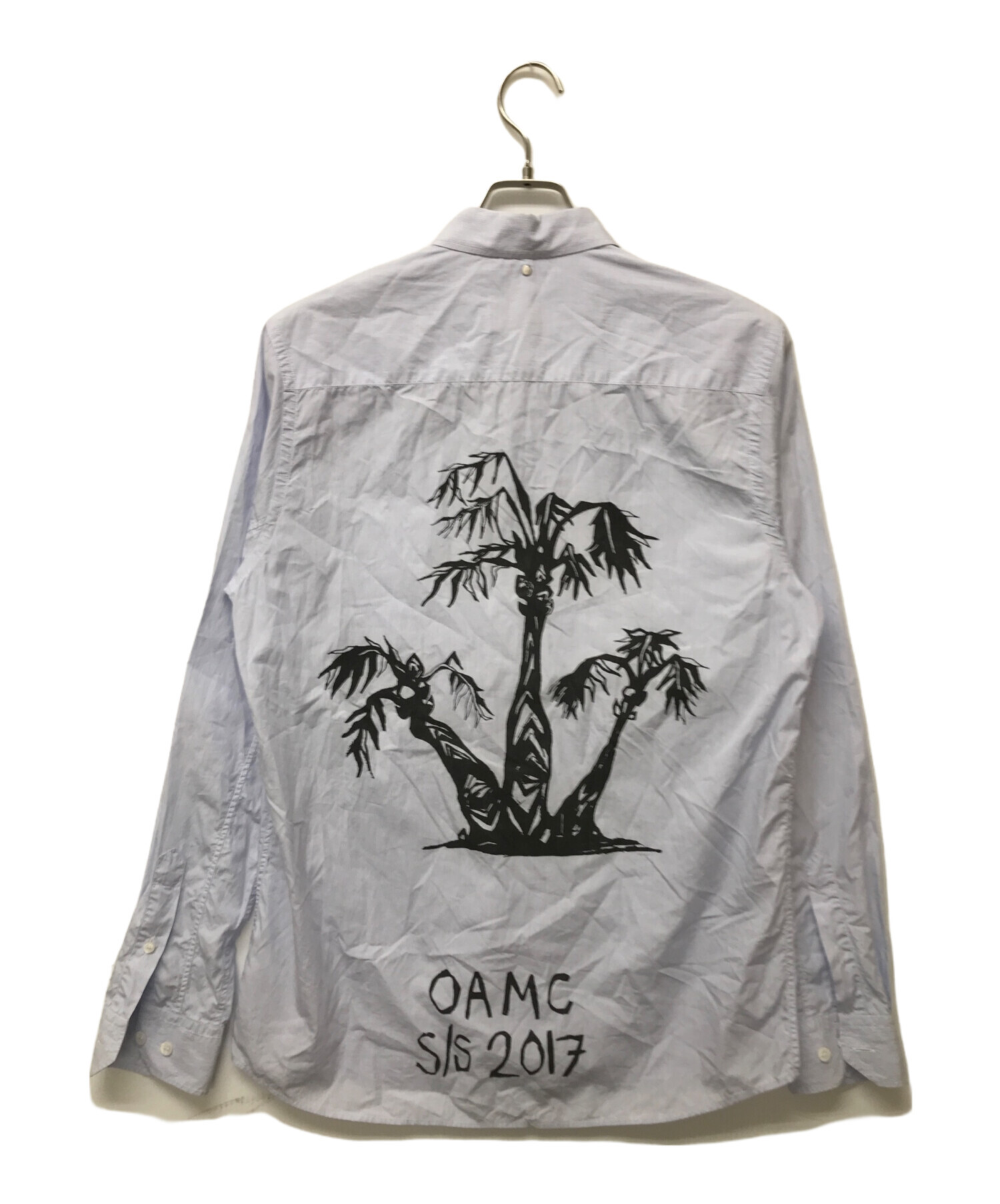 中古・古着通販】OAMC (オーエーエムシー) ストライプシャツ ブルー サイズ:SIZE M｜ブランド・古着通販 トレファク公式【TREFAC  FASHION】スマホサイト