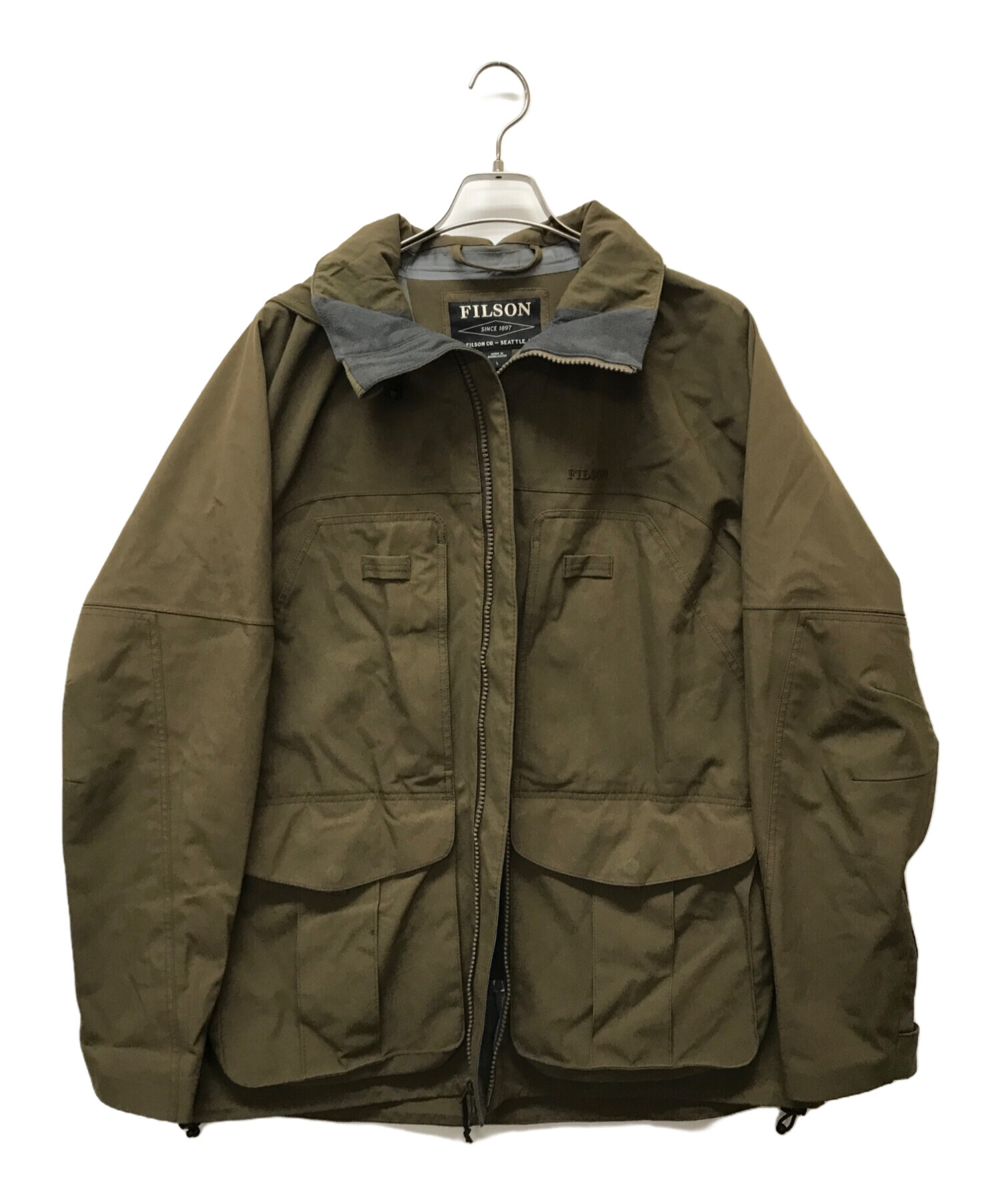 中古・古着通販】FILSON (フィルソン) 3-LAYER FIELD JACKET カーキ サイズ:SIZE L｜ブランド・古着通販  トレファク公式【TREFAC FASHION】スマホサイト