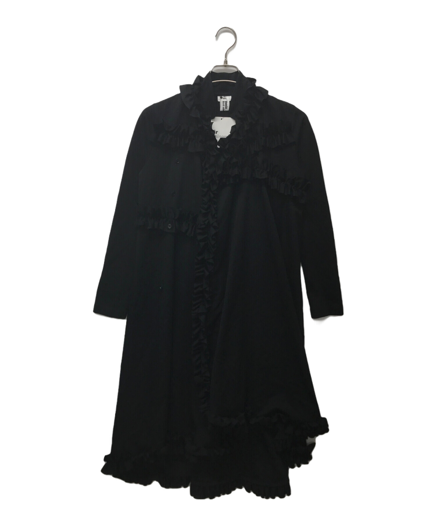 中古・古着通販】noir kei ninomiya (ノワール ケイ ニノミヤ) フリルロングワンピース ブラック サイズ:XS 未使用品｜ブランド・古着通販  トレファク公式【TREFAC FASHION】スマホサイト