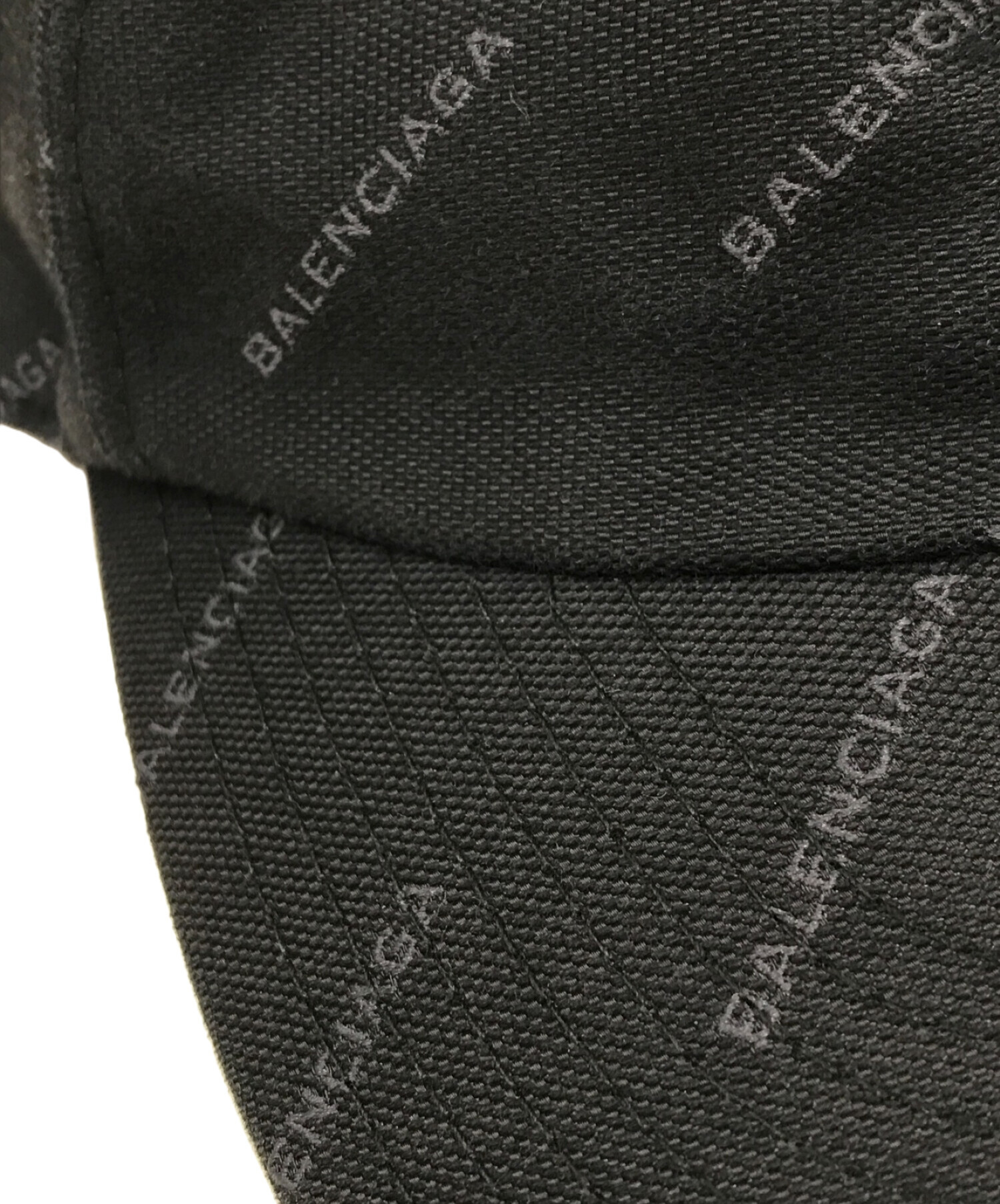 中古・古着通販】BALENCIAGA (バレンシアガ) モノグラムキャップ ブラック｜ブランド・古着通販 トレファク公式【TREFAC  FASHION】スマホサイト