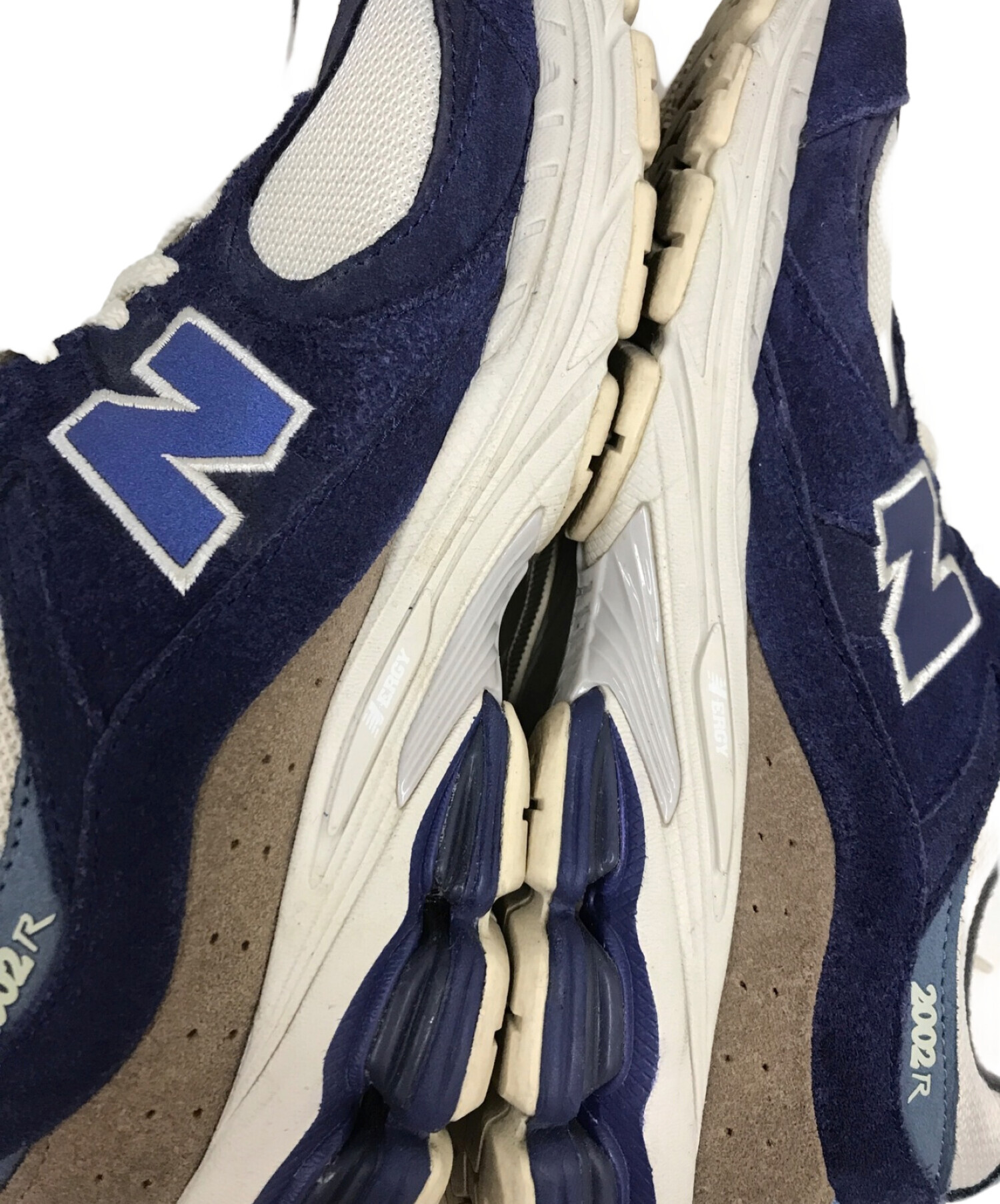 NEW BALANCE (ニューバランス) M2002RG ベージュ×ネイビー サイズ:US10.5