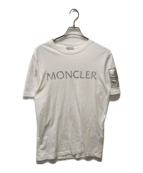 【中古・古着通販】MONCLER (モンクレール) ポケットスリーブロゴTシャツ ホワイト サイズ:S｜ブランド・古着通販  トレファク公式【TREFAC FASHION】スマホサイト