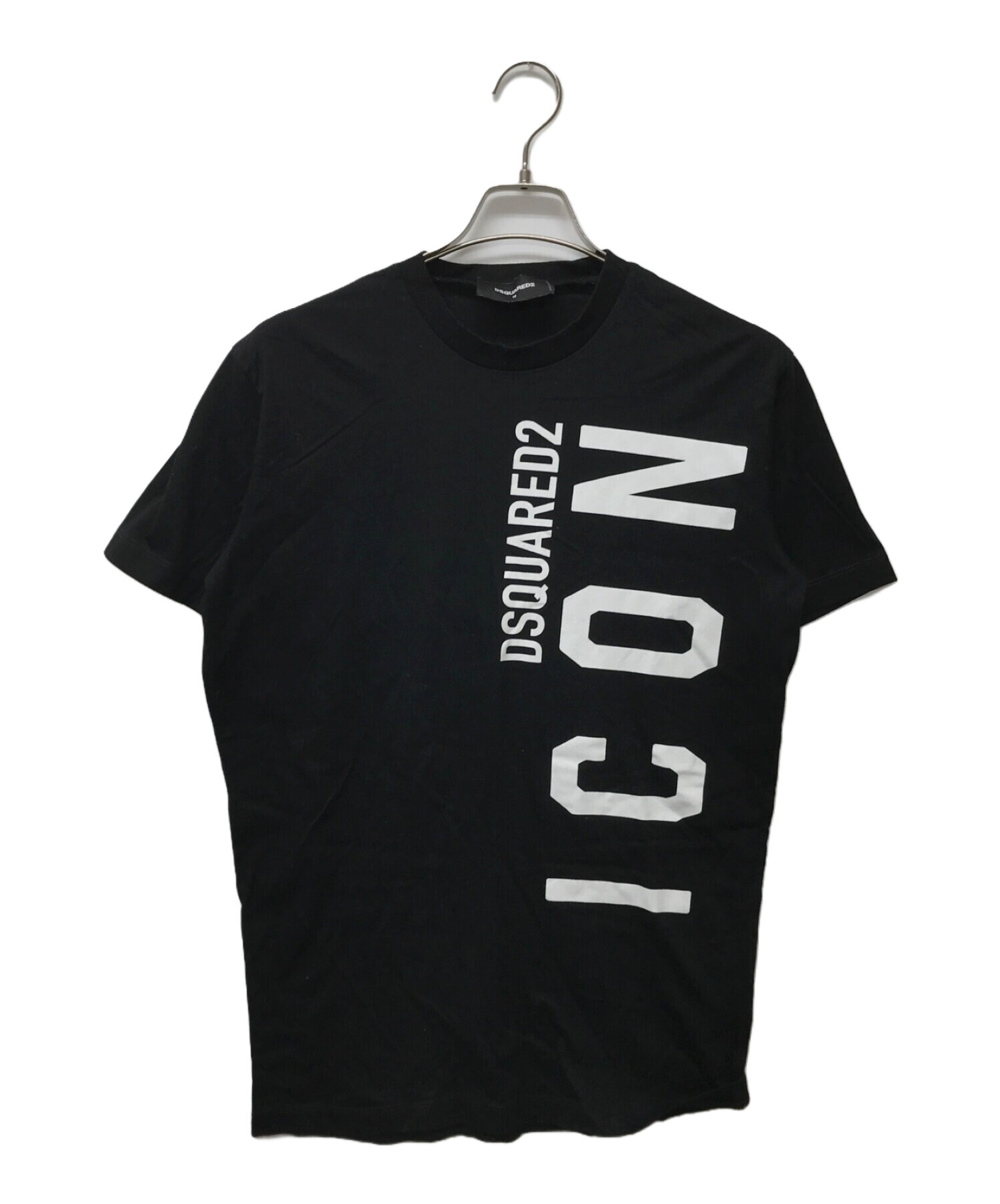 中古・古着通販】DSQUARED2 (ディースクエアード) ICONプリントTシャツ ブラック サイズ:M｜ブランド・古着通販  トレファク公式【TREFAC FASHION】スマホサイト