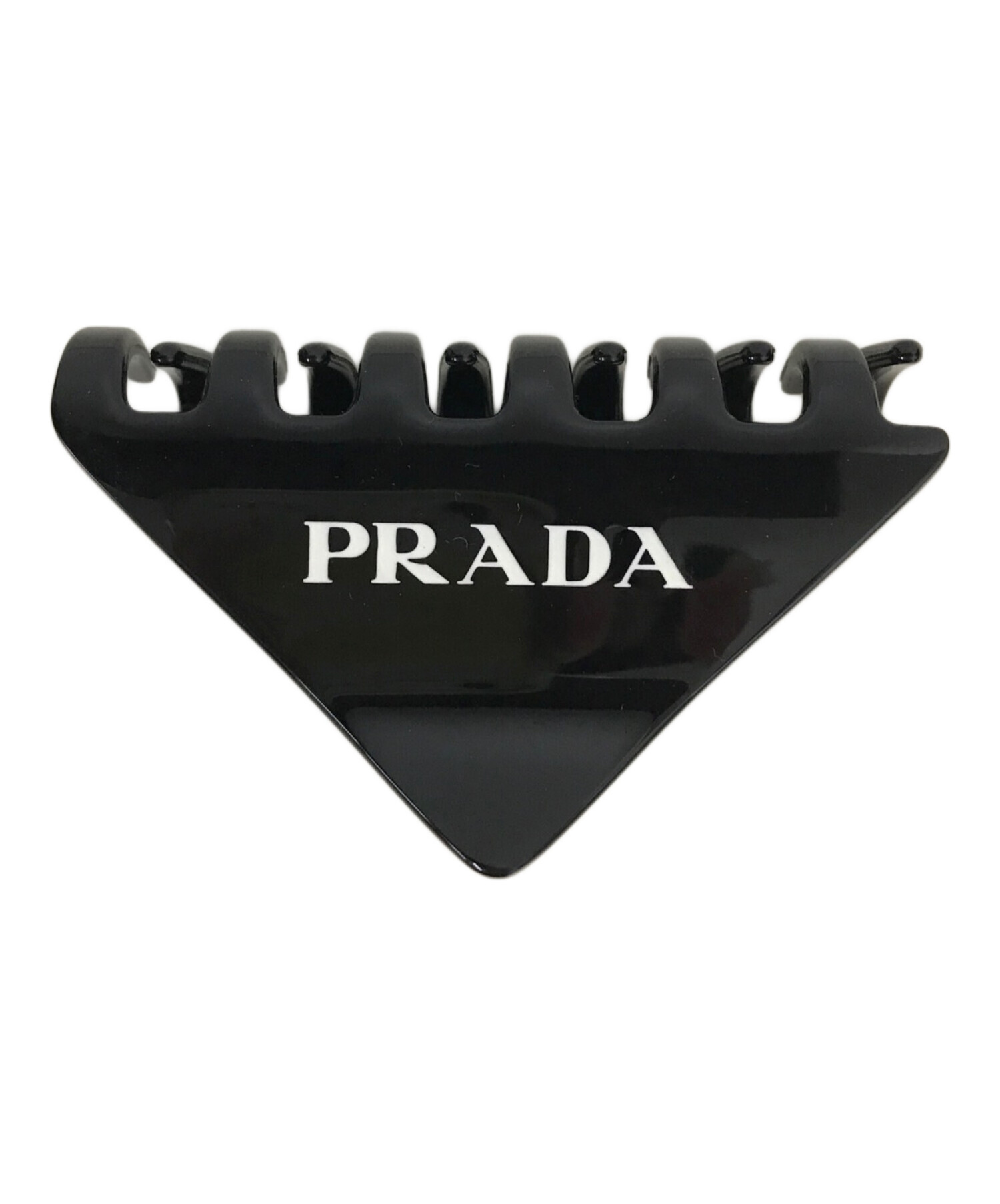 PRADA (プラダ) ブラック プレックス ヘアクリップ ブラック