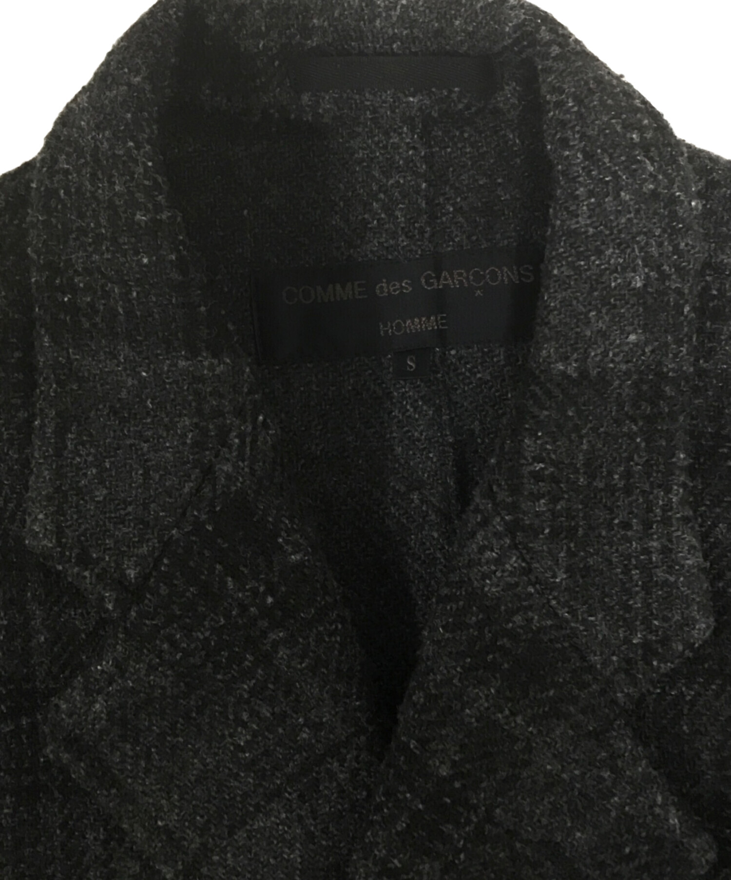 中古・古着通販】COMME des GARCONS HOMME (コムデギャルソン オム) 90's ウールチェック3Bテーラードジャケット グレー  サイズ:Ｓ｜ブランド・古着通販 トレファク公式【TREFAC FASHION】スマホサイト