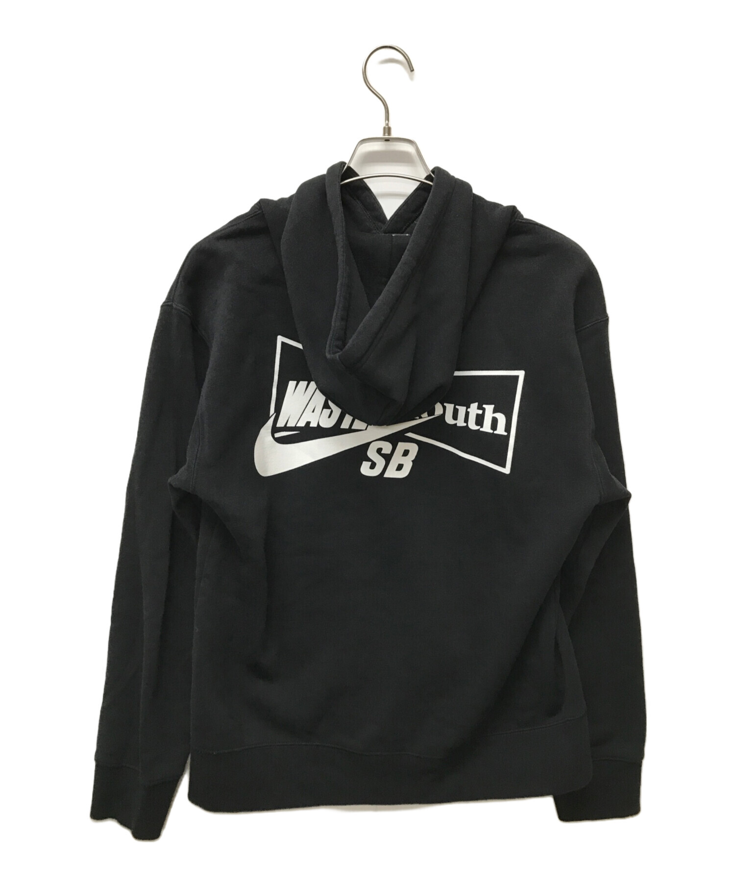 NIKE (ナイキ) WASTED YOUTH (ウエステッド ユース) コラボプルオーバーパーカー ブラック サイズ:SIZE M