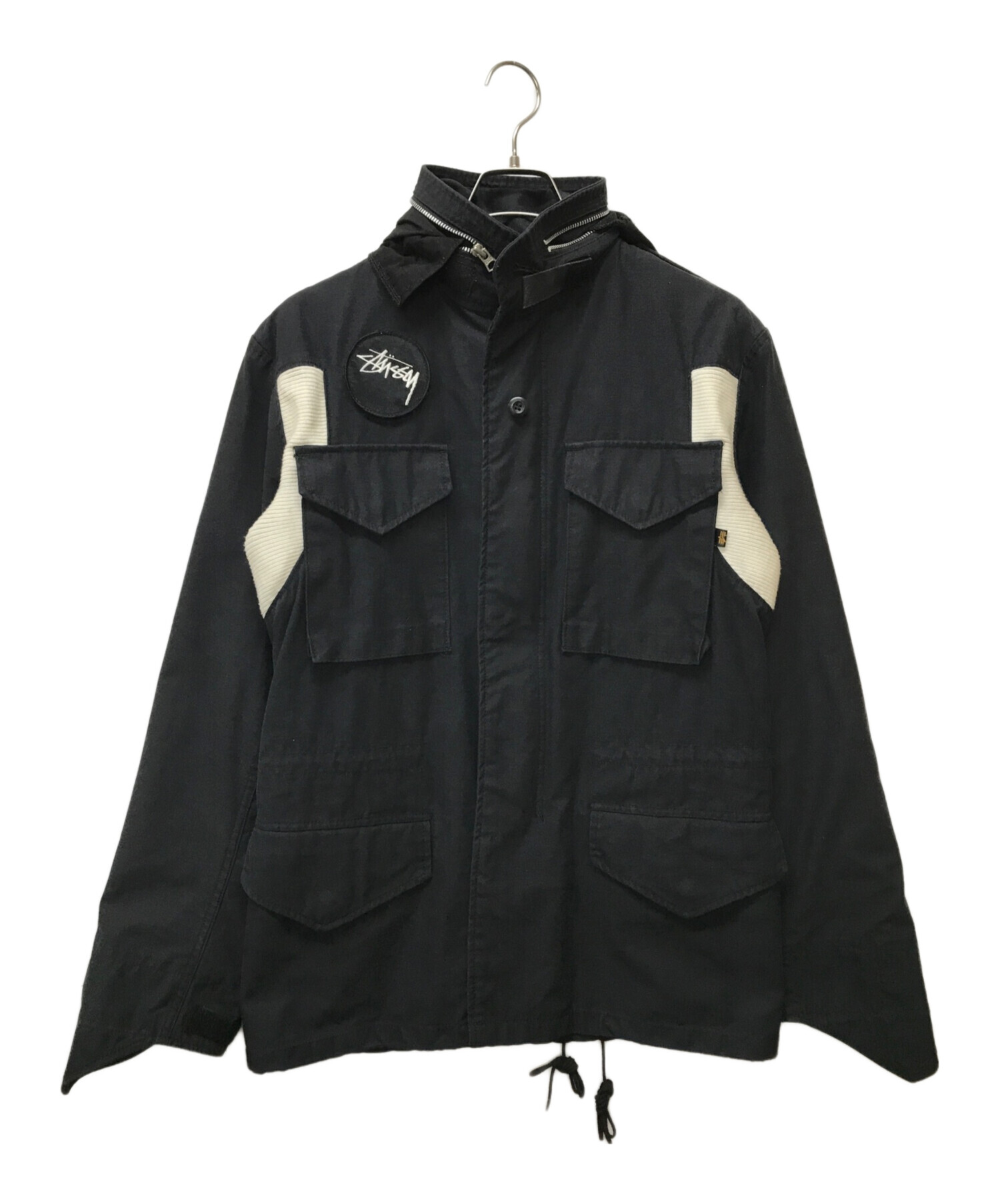 stussy (ステューシー) ALPHA (アルファ) コラボM65ジャケット ブラック サイズ:SIZE M