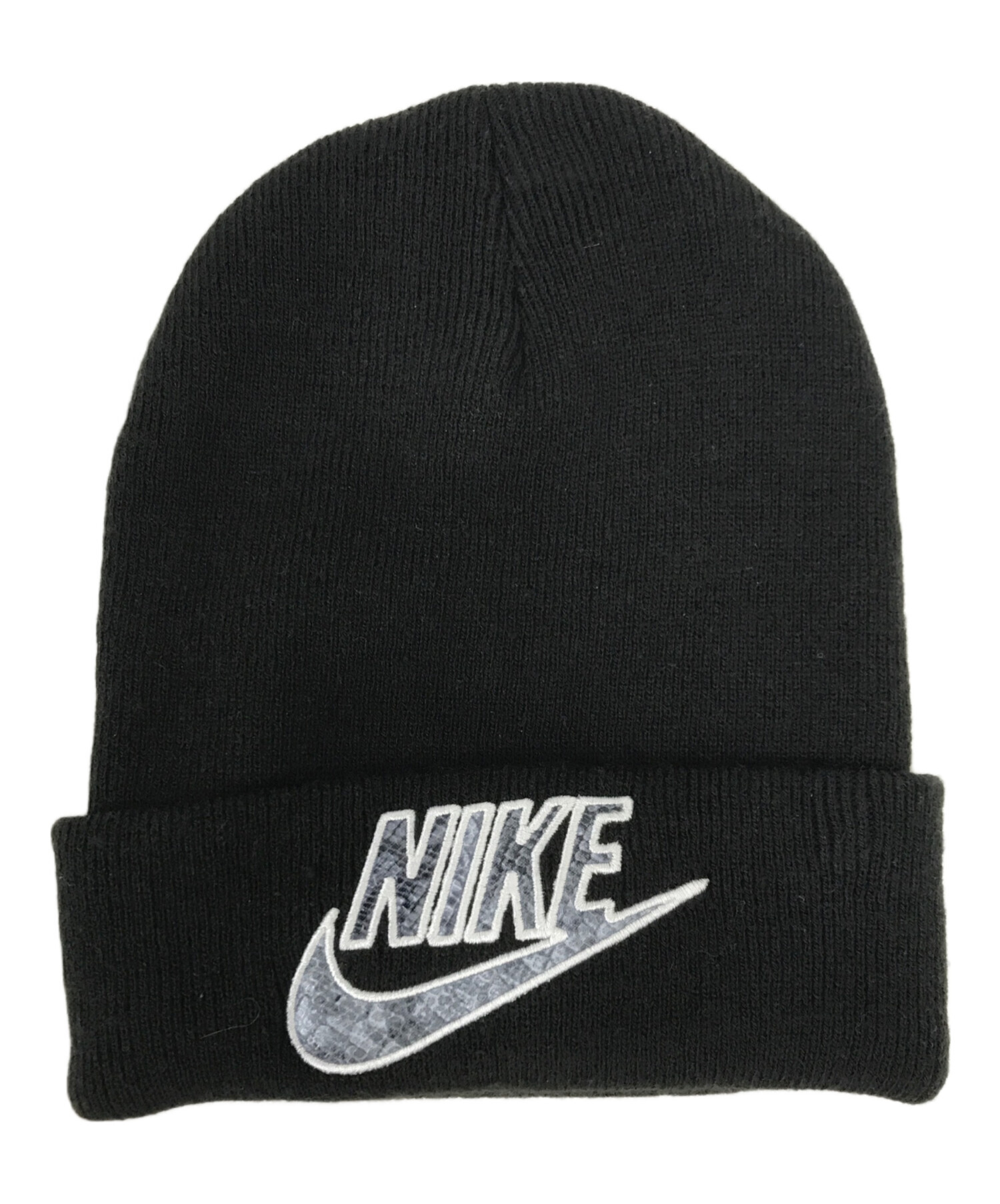 NIKE (ナイキ) SUPREME (シュプリーム) Snakeskin Beanie ブラック