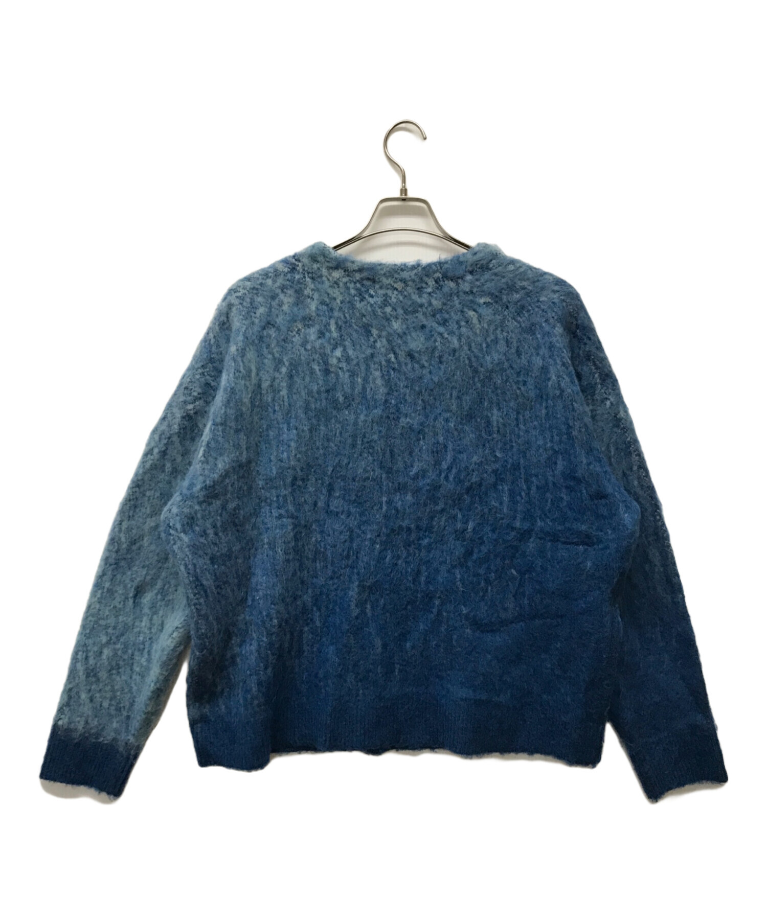 中古・古着通販】knuth marf (クヌースマーフ) STUDIOS (ステュディオス) 別注Uneck knit pullover ブルー  サイズ:SIZE Free｜ブランド・古着通販 トレファク公式【TREFAC FASHION】スマホサイト