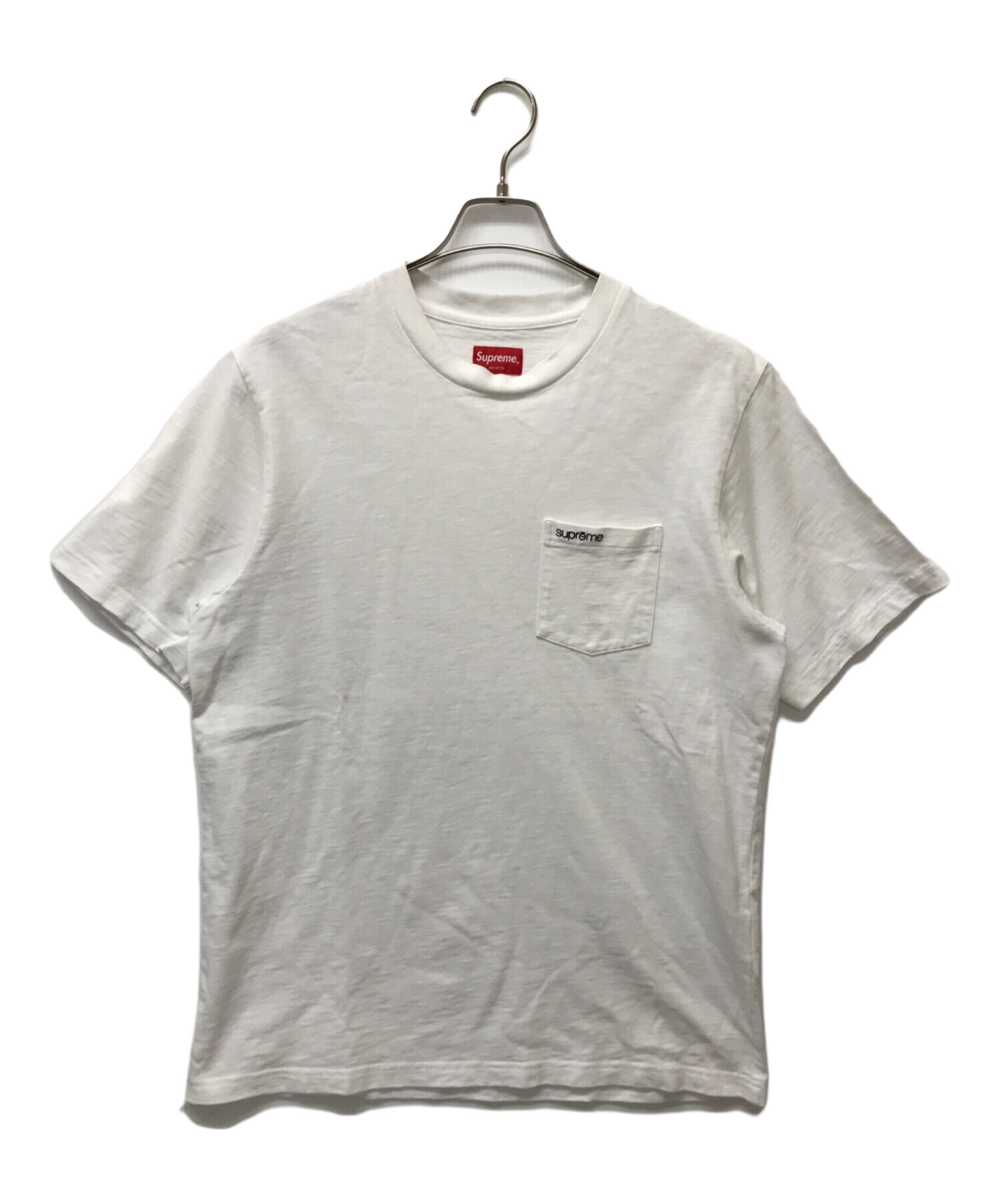 中古・古着通販】Supreme (シュプリーム) 21FW S/S Pocket Tee ホワイト サイズ:SIZE M｜ブランド・古着通販  トレファク公式【TREFAC FASHION】スマホサイト