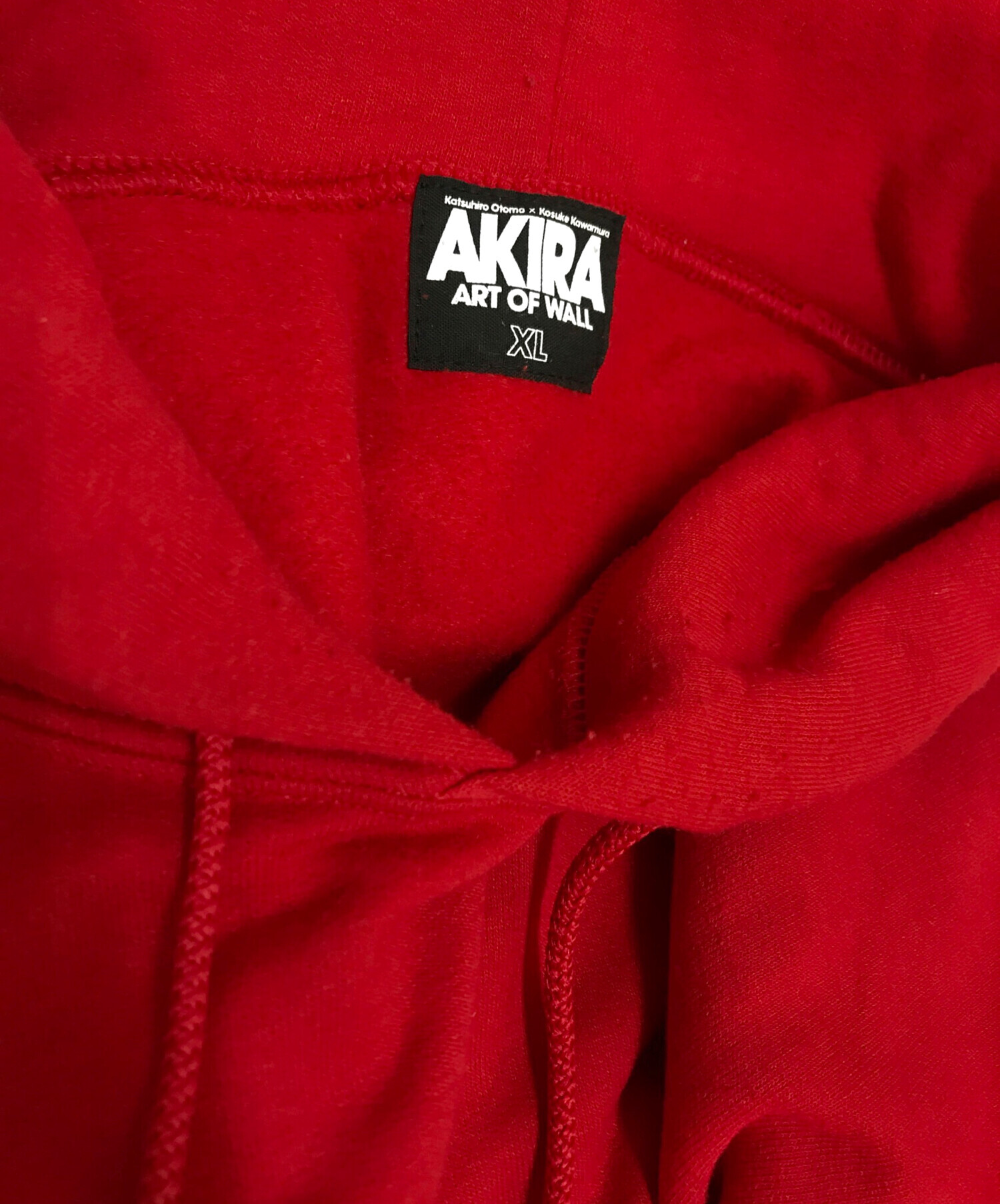 AKIRA ART OF WALL (アキラ アート オブ ウォール) プリントパーカー レッド サイズ:XL