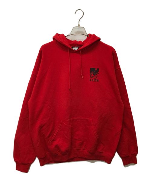 【中古・古着通販】AKIRA ART OF WALL (アキラ アート オブ ウォール) プリントパーカー レッド サイズ:XL｜ブランド・古着通販  トレファク公式【TREFAC FASHION】スマホサイト