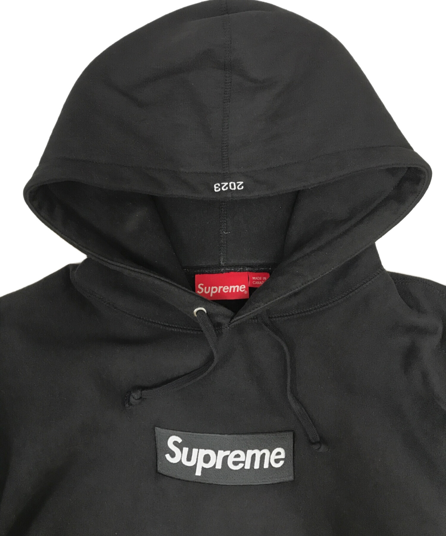 Supreme (シュプリーム) ボックスロゴパーカー ブラック サイズ:SIZE M