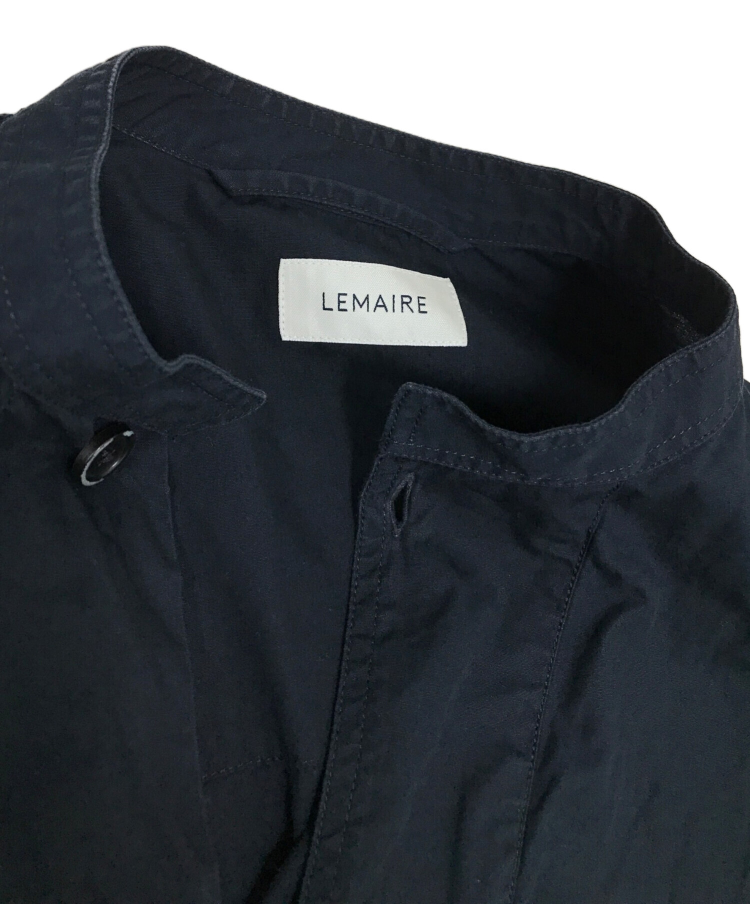 LEMAIRE (ルメール) ダブルフロントオーバーシャツジャケット ネイビー サイズ:48