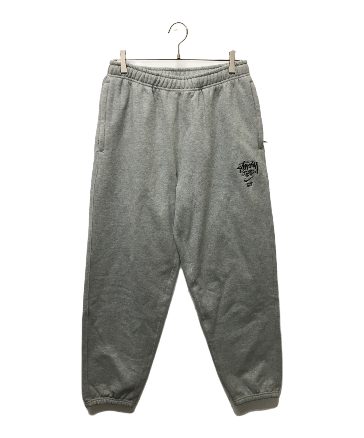 stussy (ステューシー) NIKE (ナイキ) International Sweatpants グレー サイズ:SIZE M