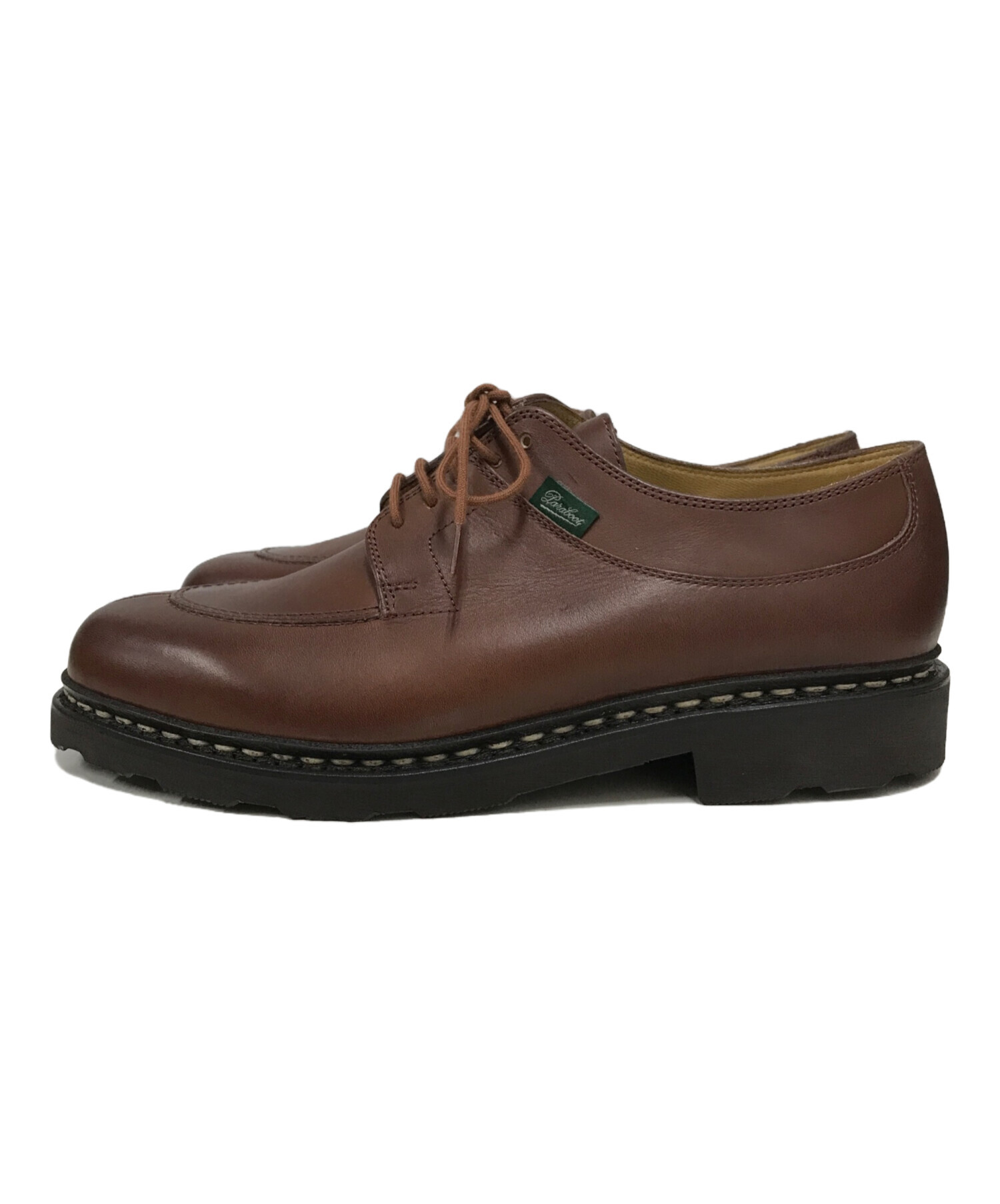 PARABOOT パラブーツ AVIGNON GRIFF2 アヴィニョン 72021 サイズ7 1/2 Uチップ レザーシューズ ブラック メンズ  春｜26.0cm