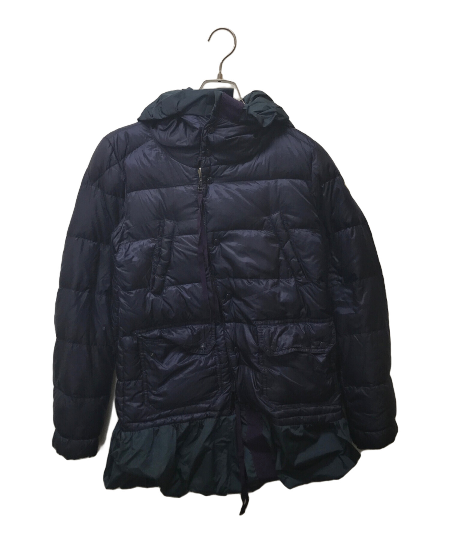 MONCLER S (モンクレールエス) セリナ リバーシブルダウンコート ネイビー サイズ:2