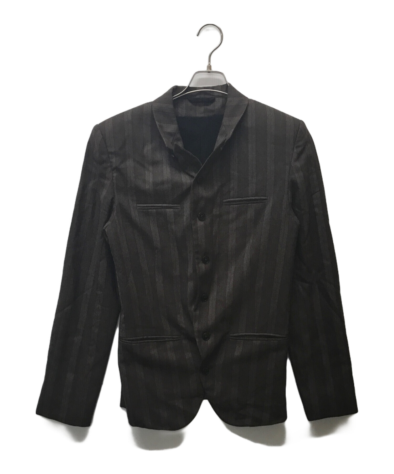 中古・古着通販】ANN DEMEULEMEESTER (アンドゥムルメステール) 7Bストライプジャケット ブラウン サイズ:  XS｜ブランド・古着通販 トレファク公式【TREFAC FASHION】スマホサイト