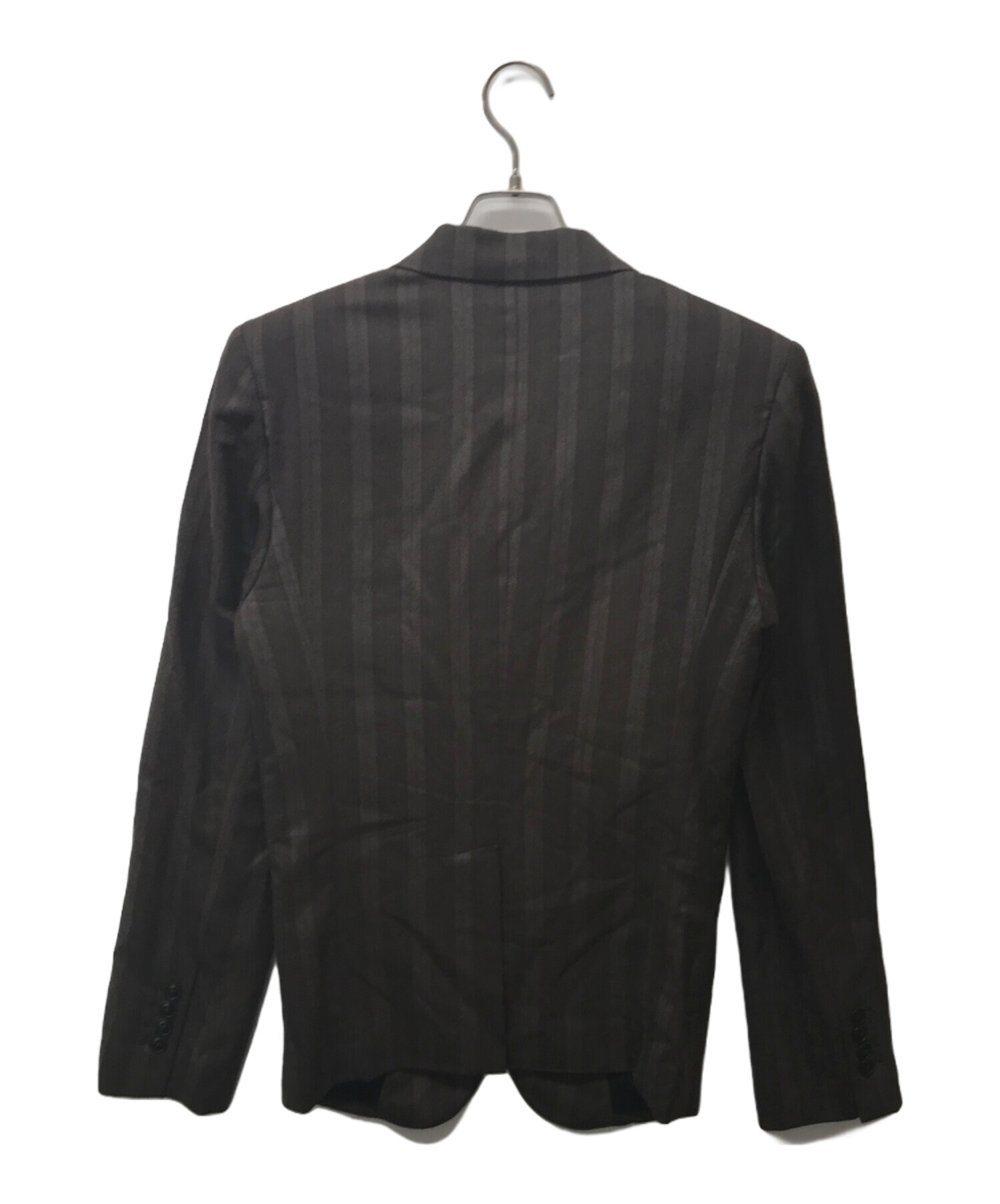 中古・古着通販】ANN DEMEULEMEESTER (アンドゥムルメステール) 7Bストライプジャケット ブラウン サイズ:  XS｜ブランド・古着通販 トレファク公式【TREFAC FASHION】スマホサイト